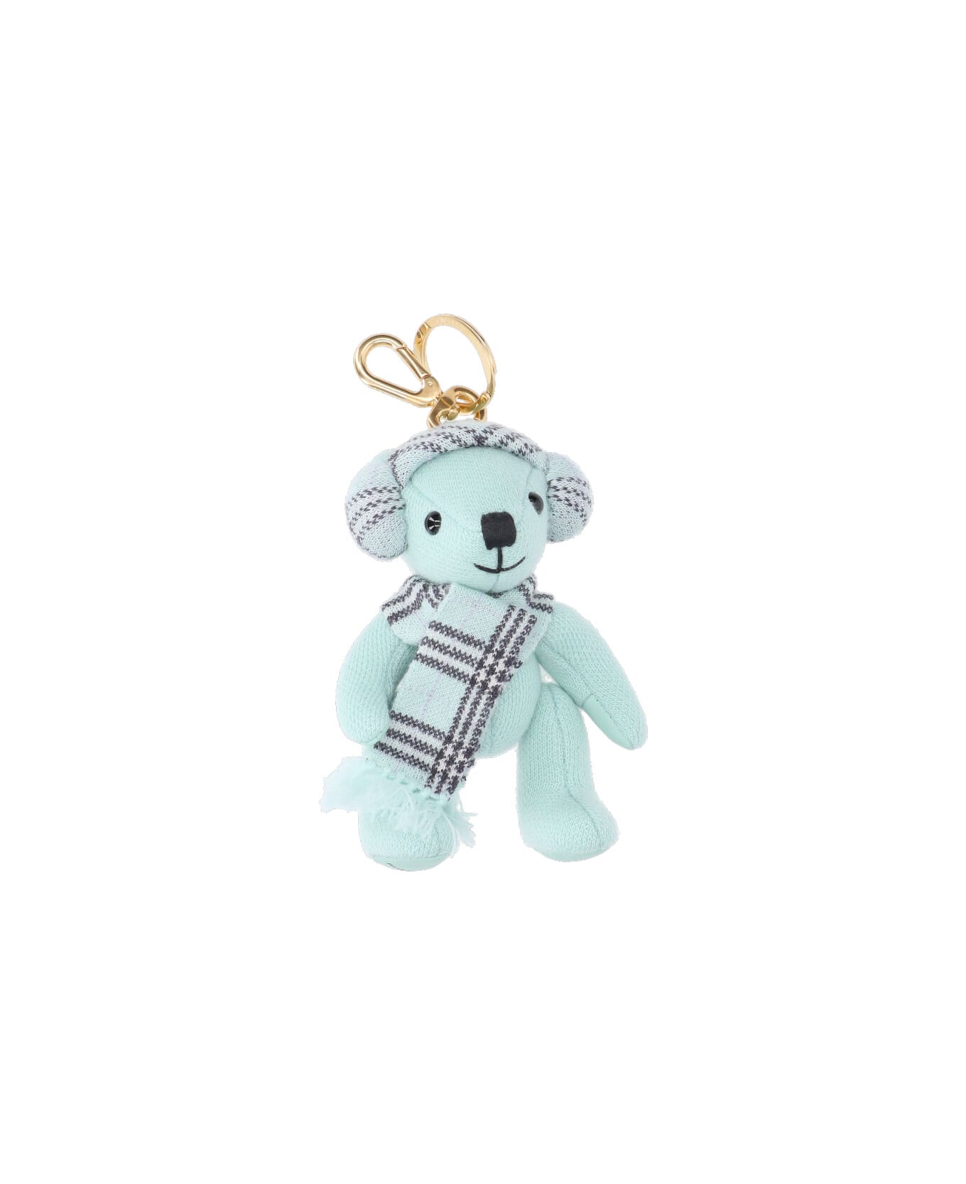Burberry "thomas" Teddy Bear Keyring Charm - Light Blue