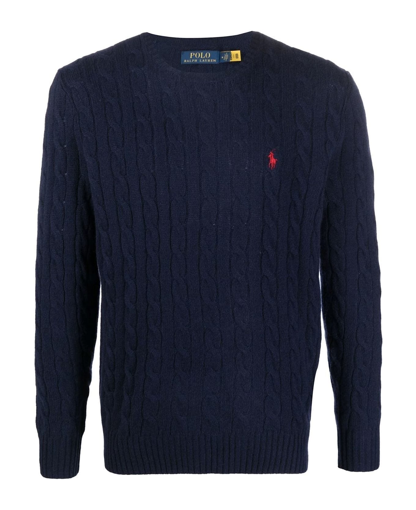 Ralph Lauren Blue Wool And Cashmere Jumper - Blue