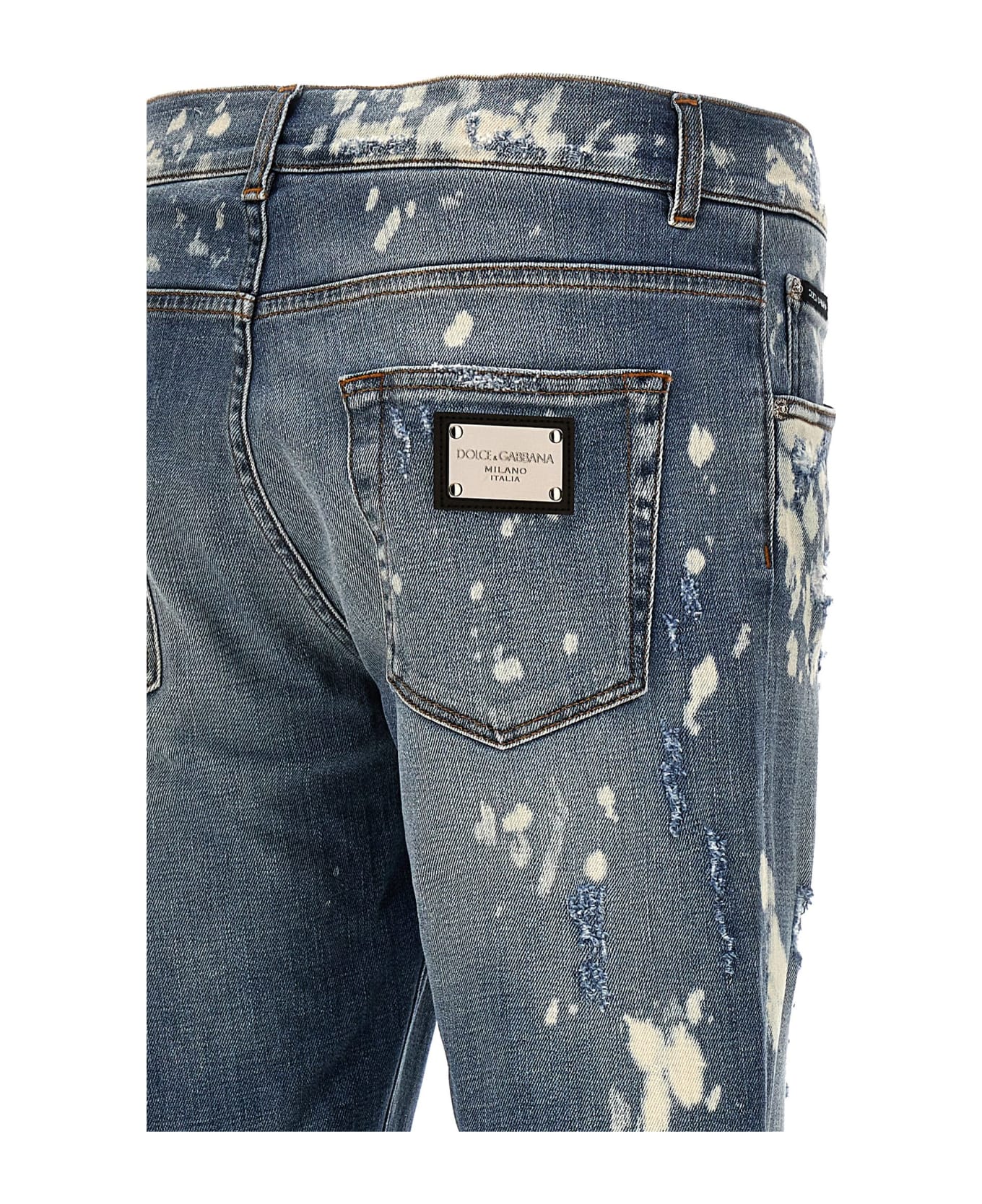 Dolce & Gabbana 5-pocket Slim Fit Jeans - Blue