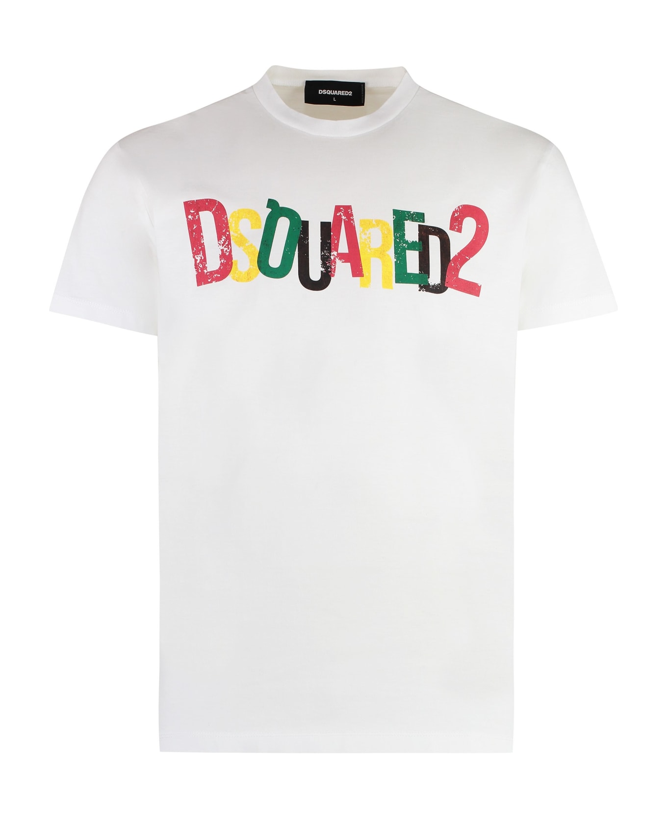 Dsquared2 Cotton Crew-neck T-shirt - White