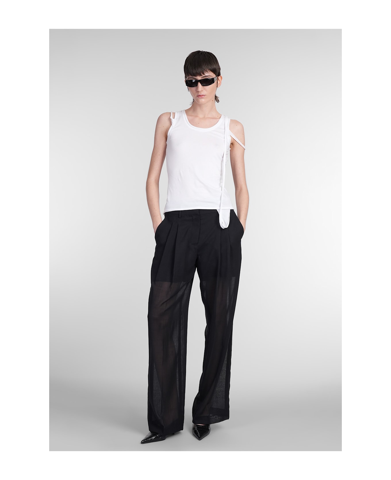 Helmut Lang Topwear In White Cotton - white