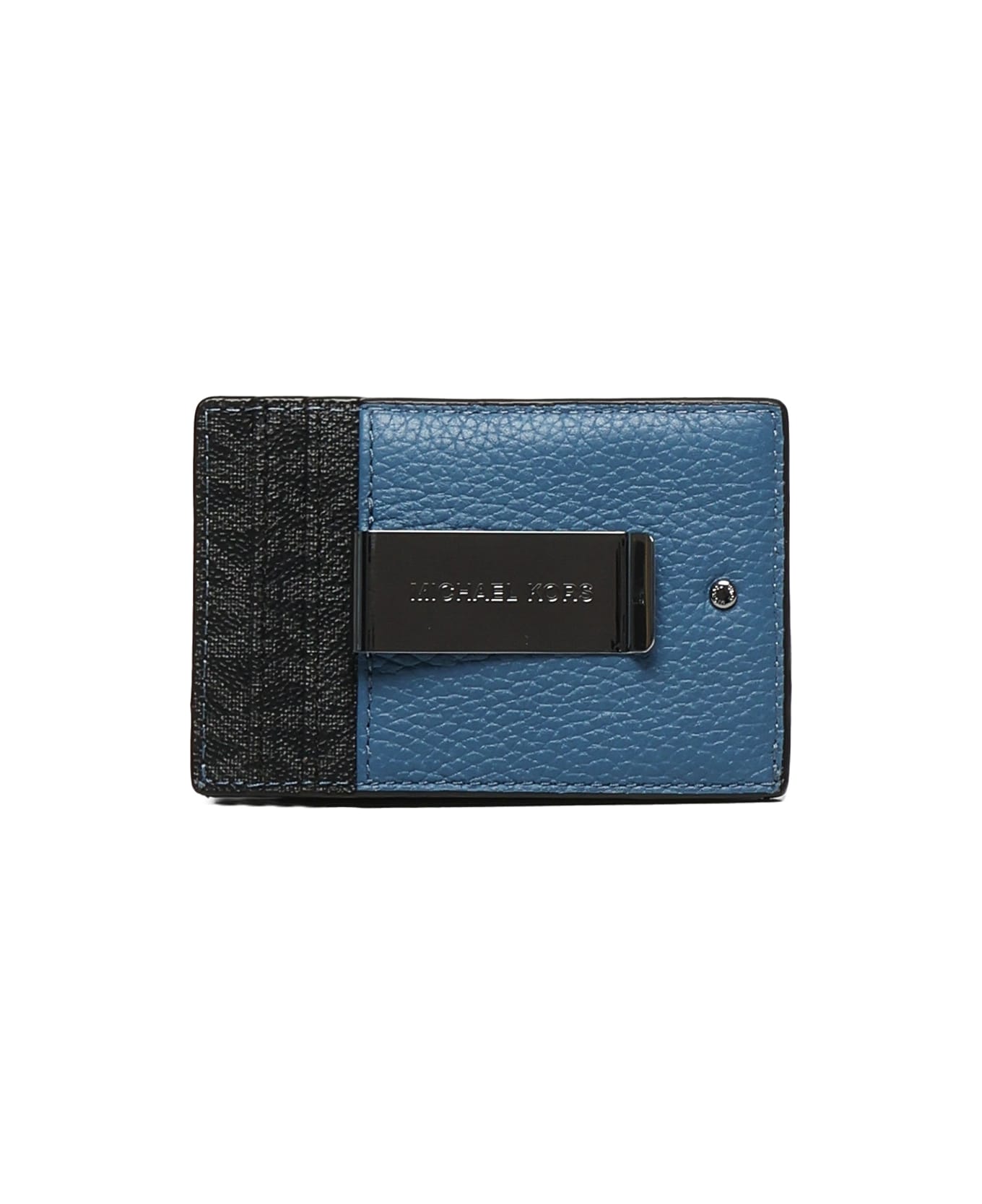 MICHAEL Michael Kors Hudson Card Holder With Logo - IMPERIAL BLUE