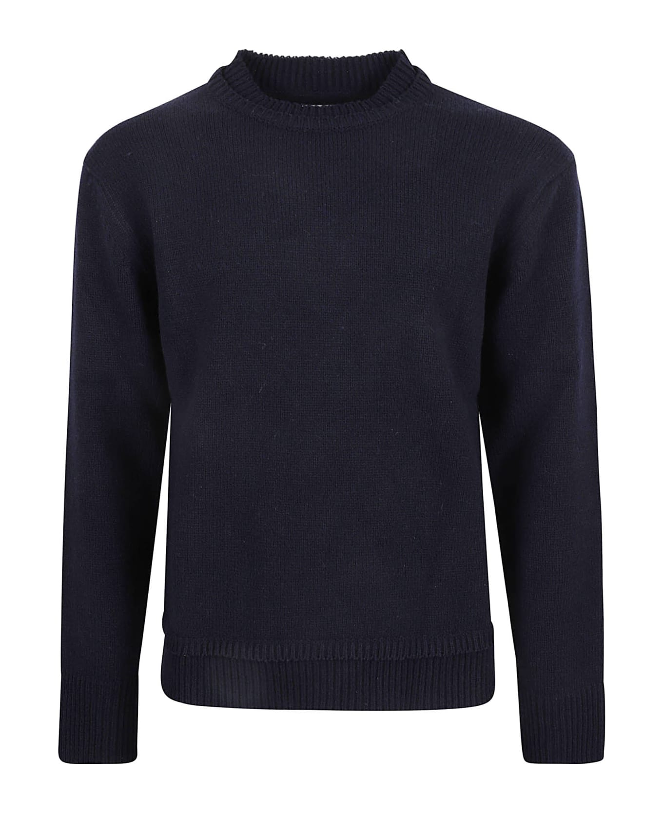 Maison Margiela Elbow Patches Sweater - Navy