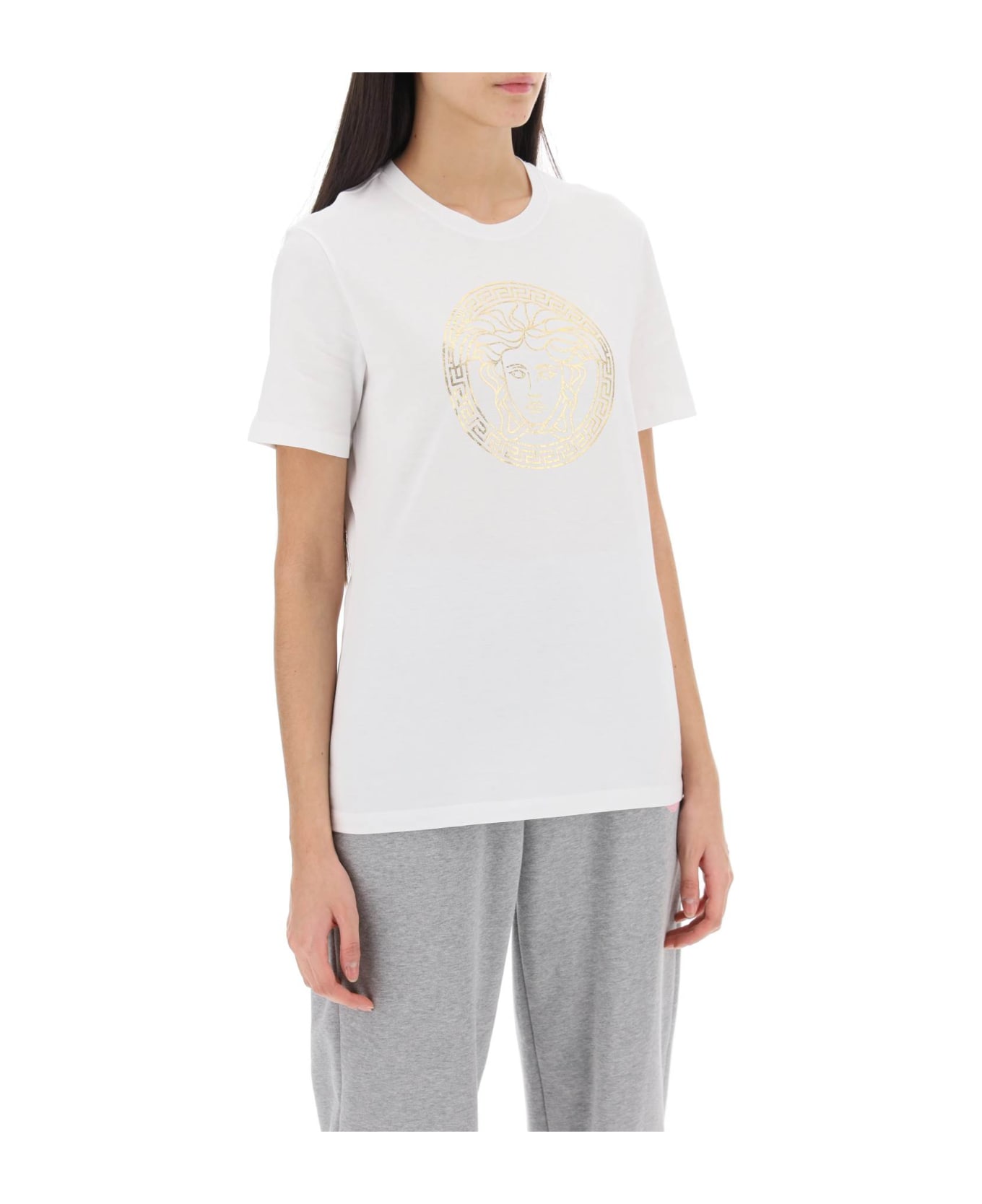 Versace Regular Fit 'medusa' - White Tシャツ