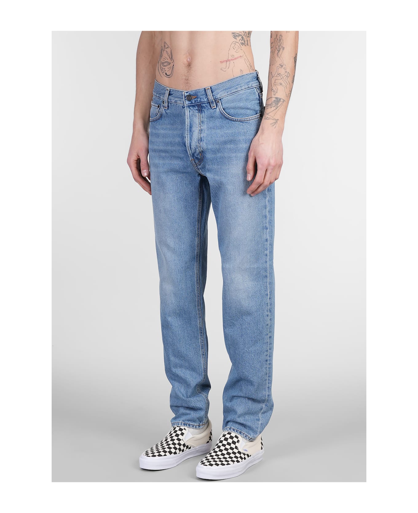 Haikure Tokyo Jeans In Blue Denim - blue