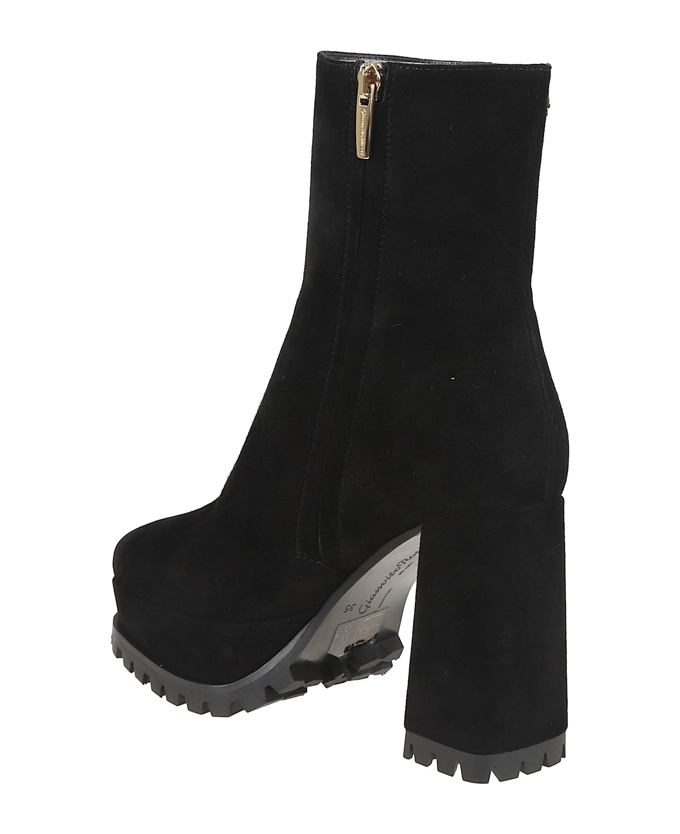 Gianvito Rossi Harlem Camoscio Stivale - Casnero