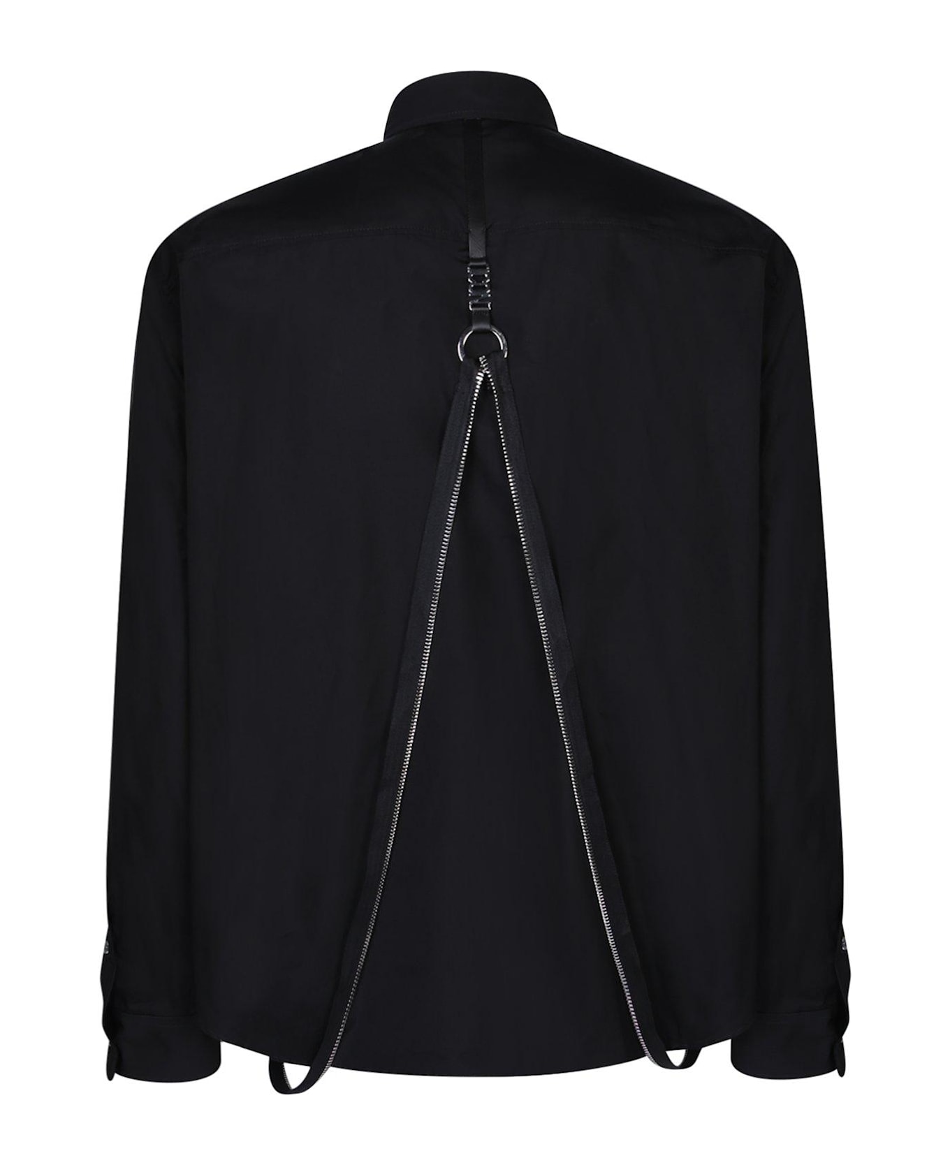 Dsquared2 Icon Clubbing Zip-effect Shirt - BLACK