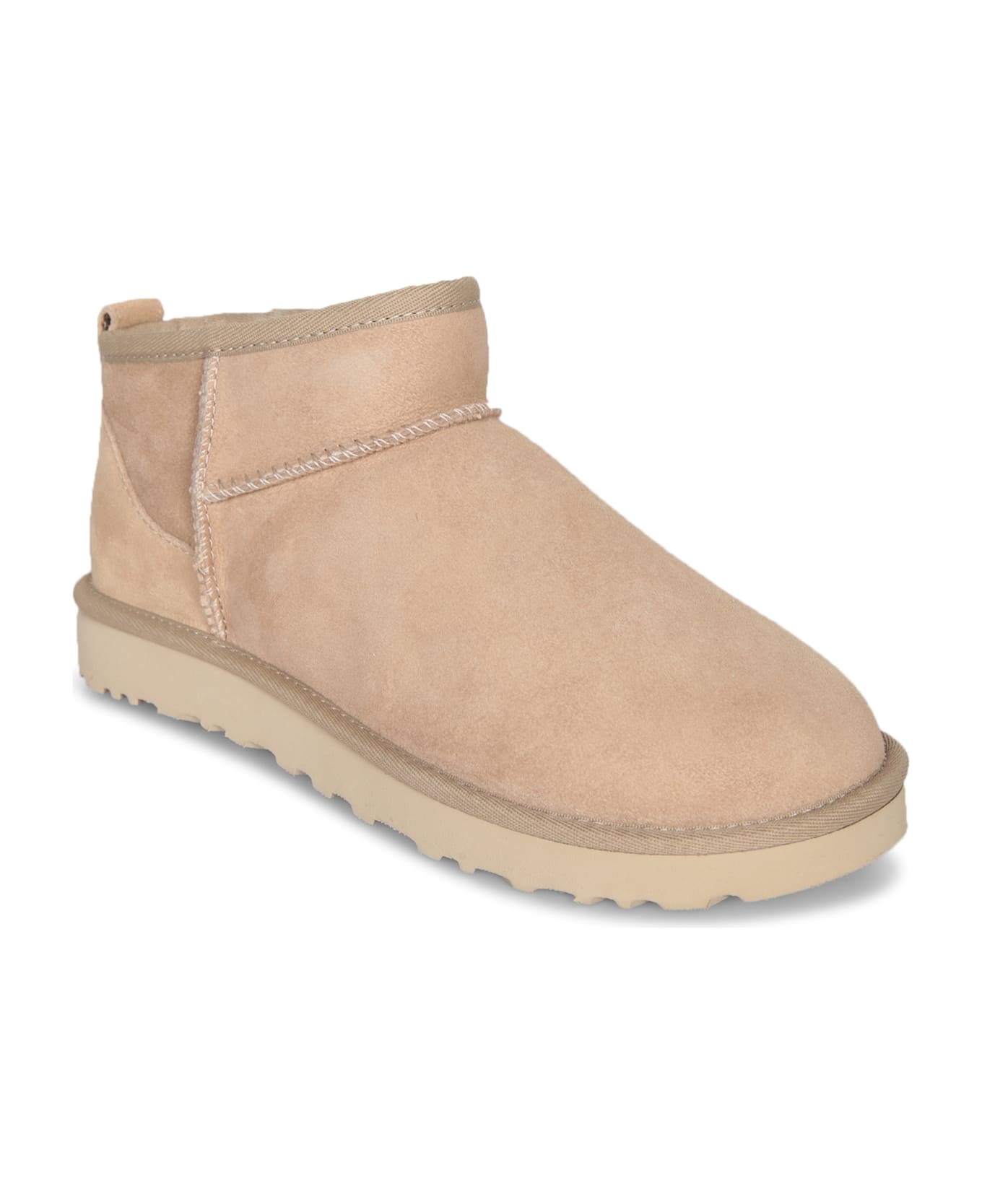 UGG Classic Ultra Mini Sand Boots - Beige