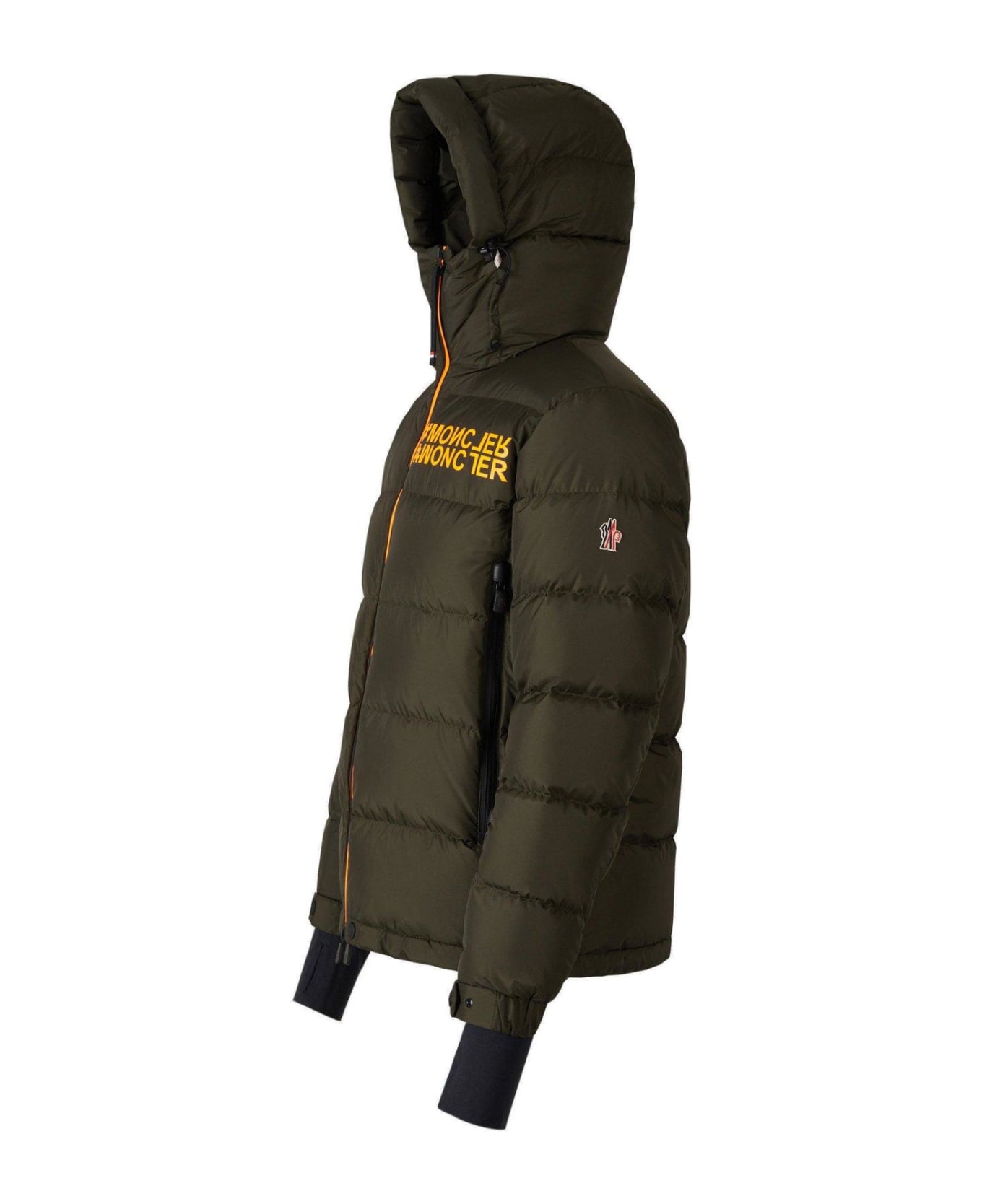 Moncler Grenoble Zip-up Padded Jacket - MILITARY GREEN