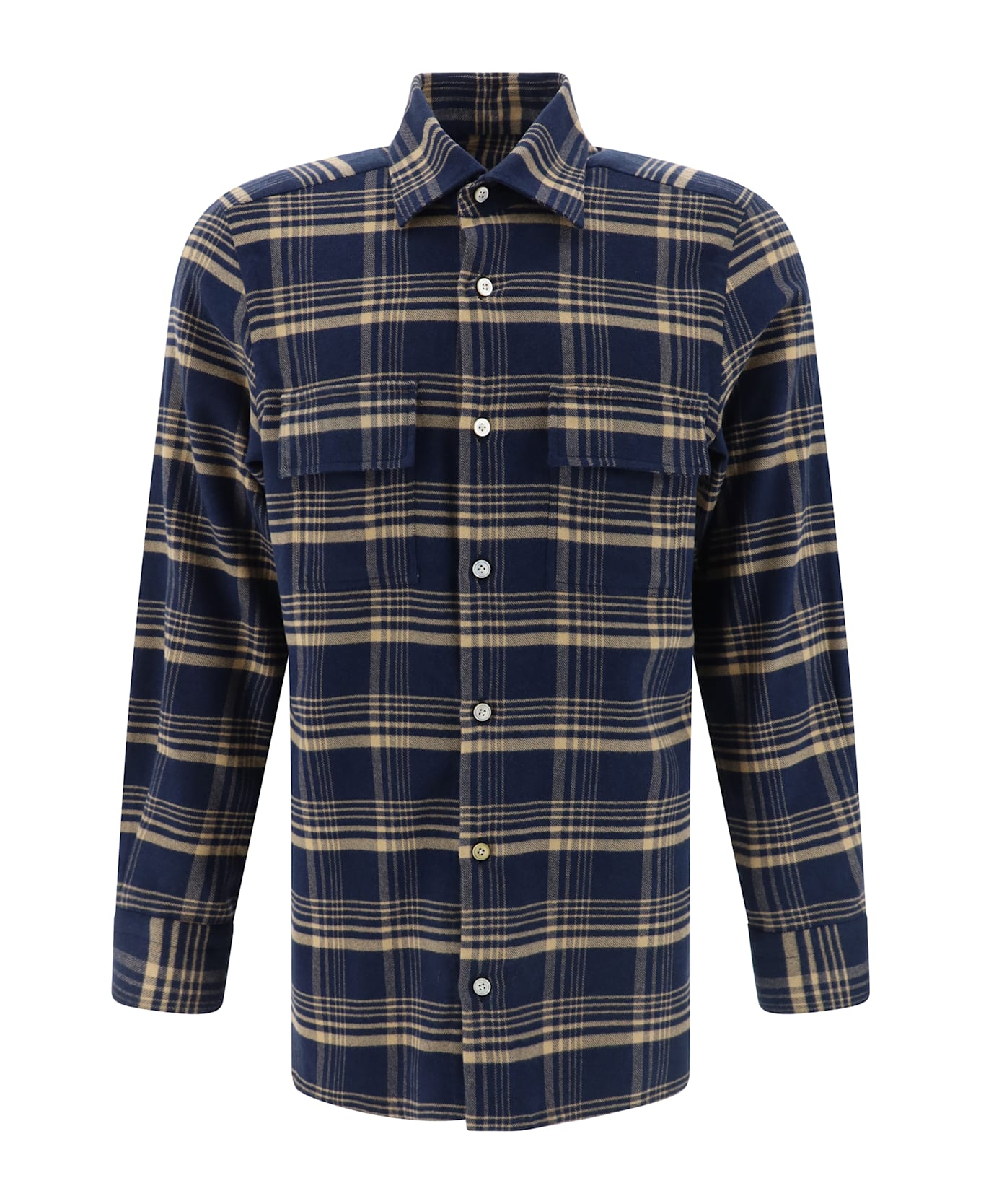 Kiton Shirt - Blue