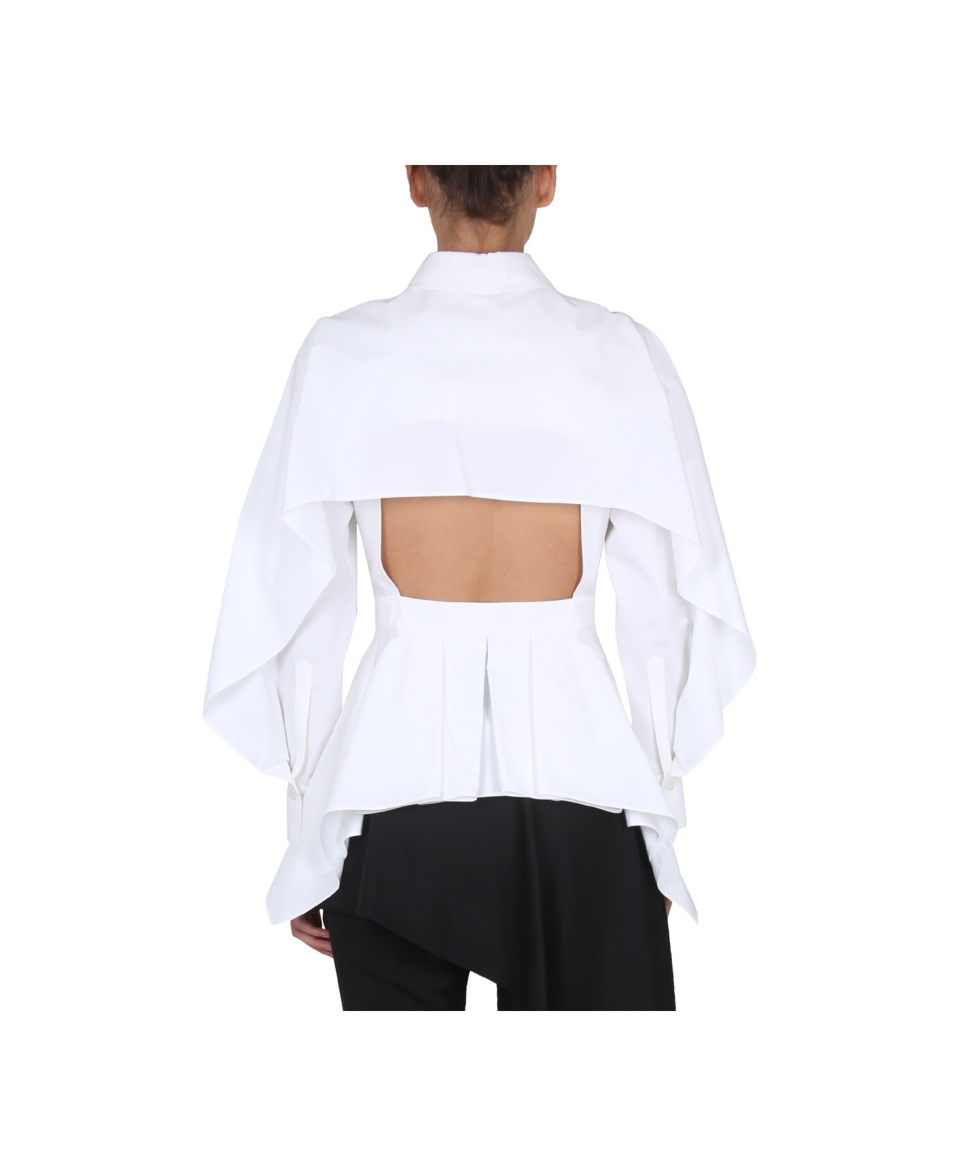 Alexander McQueen Ruffle Shirt - WHITE シャツ