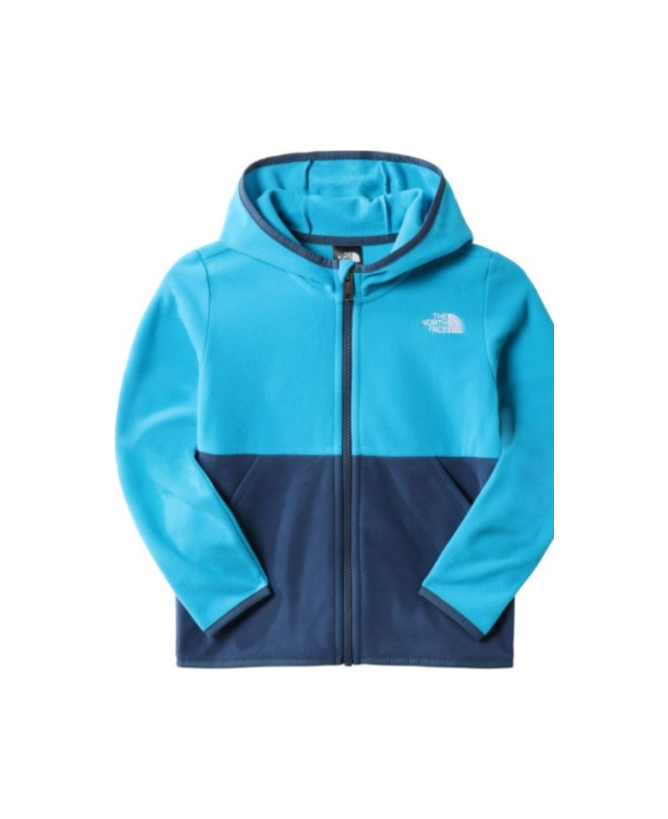 The North Face Glacier Full Zipper Hoodie - AZURE