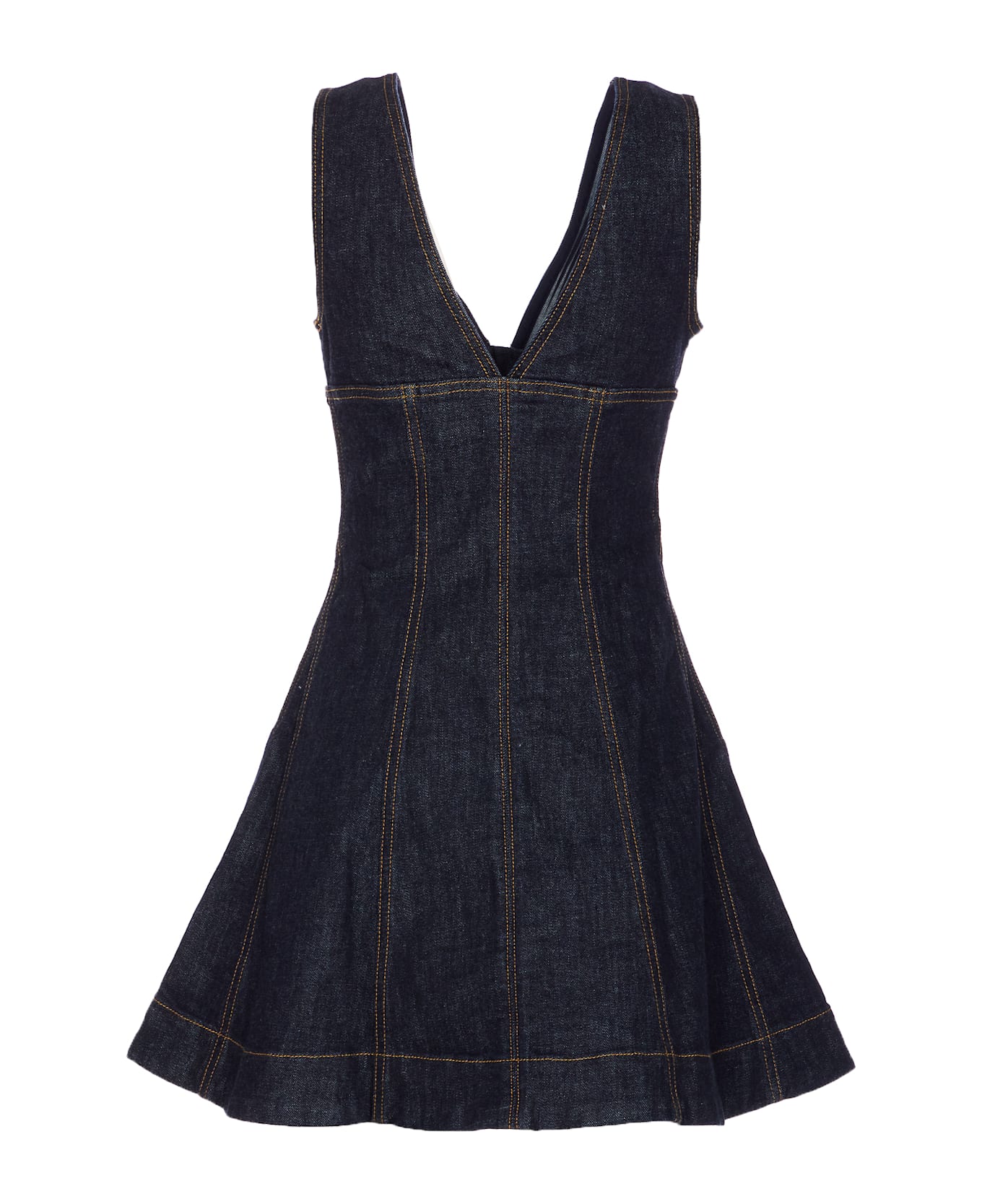 self-portrait Denim Mini Dress - Blue