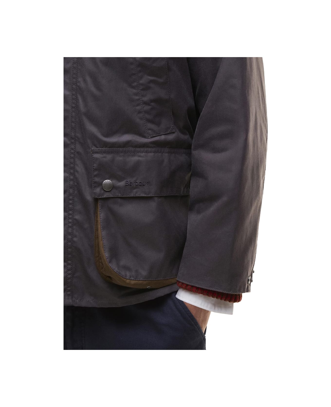 Paul Smith Waxed Cotton Jacket - PURPLE