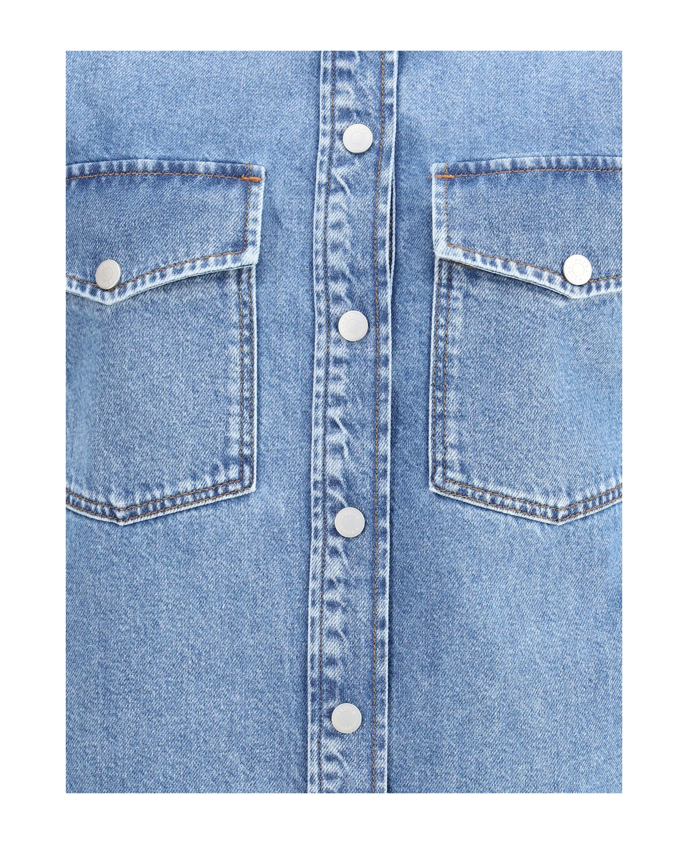Jacob Cohen Western Cotton Denim Shirt