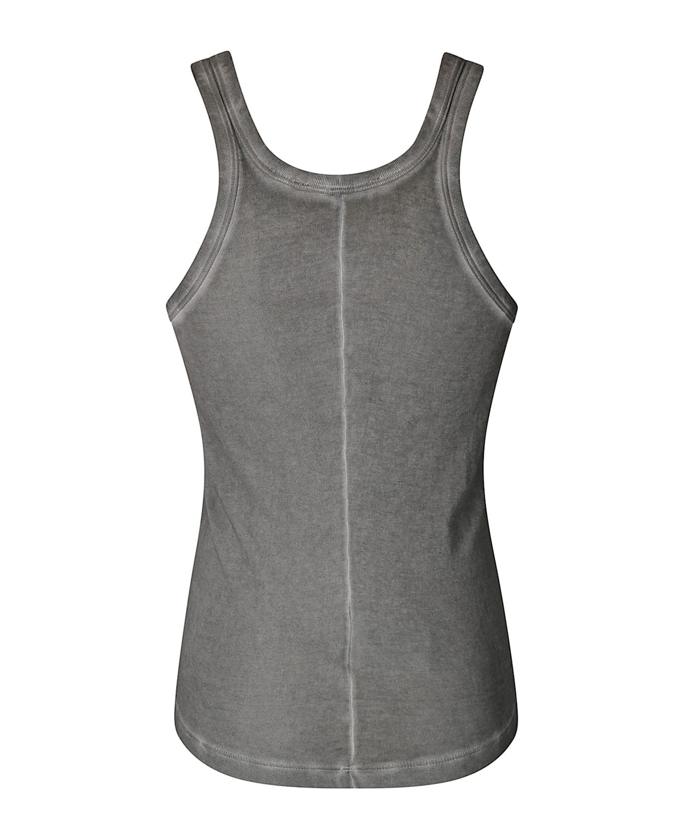 Helmut Lang Gd Racer Tank.gd Rib - GUNMETAL