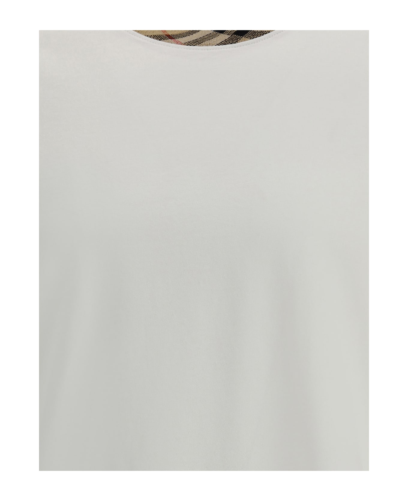 Burberry Archivio Check T-shirt - White