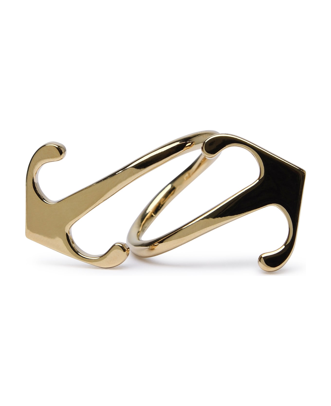 Off-White 'mono Arrow' Gold Brass Ring - Gold