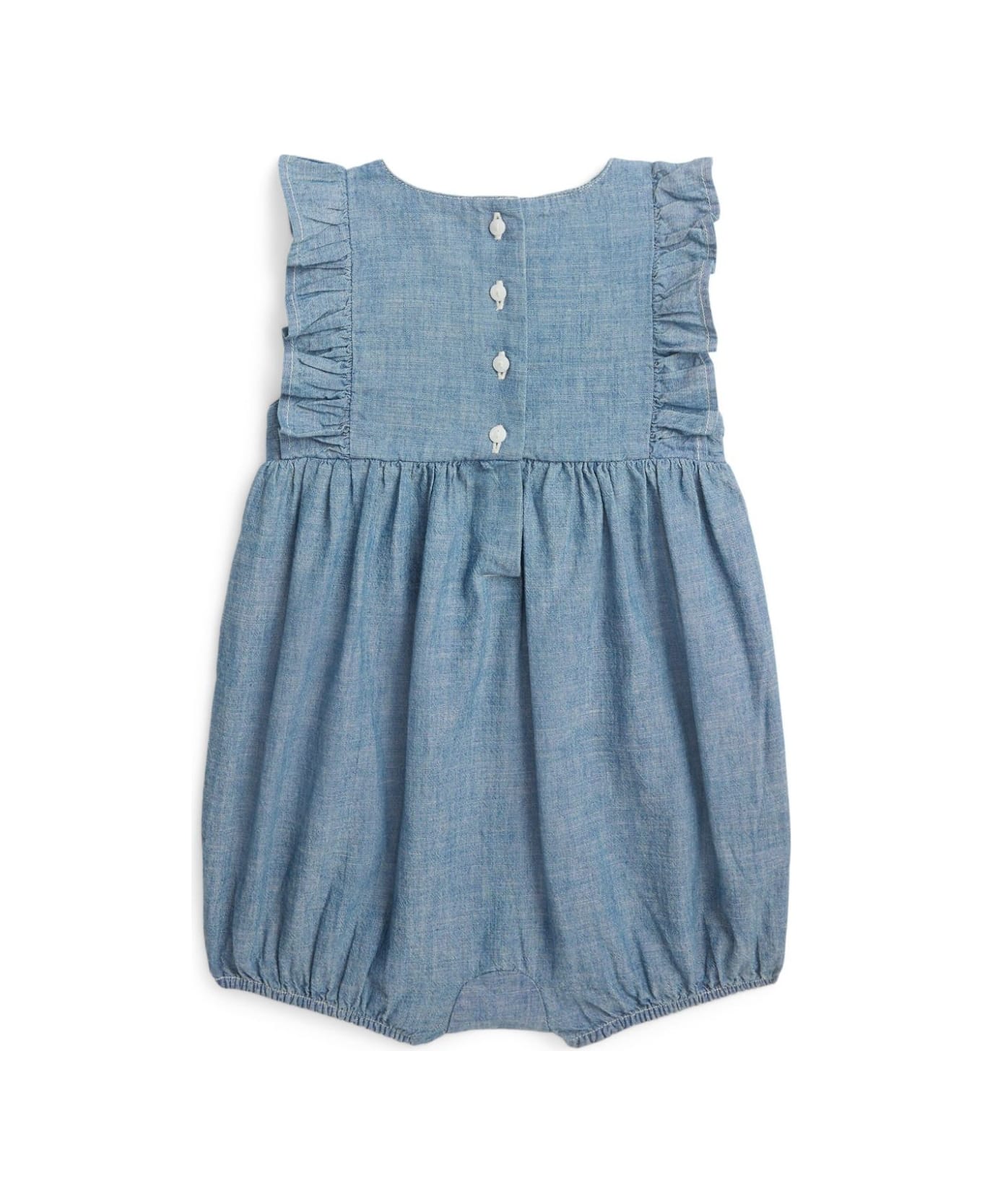 Polo Ralph Lauren Chmbry Bubbl One Piece Shortall - Light Vintage Wash ボディスーツ＆セットアップ