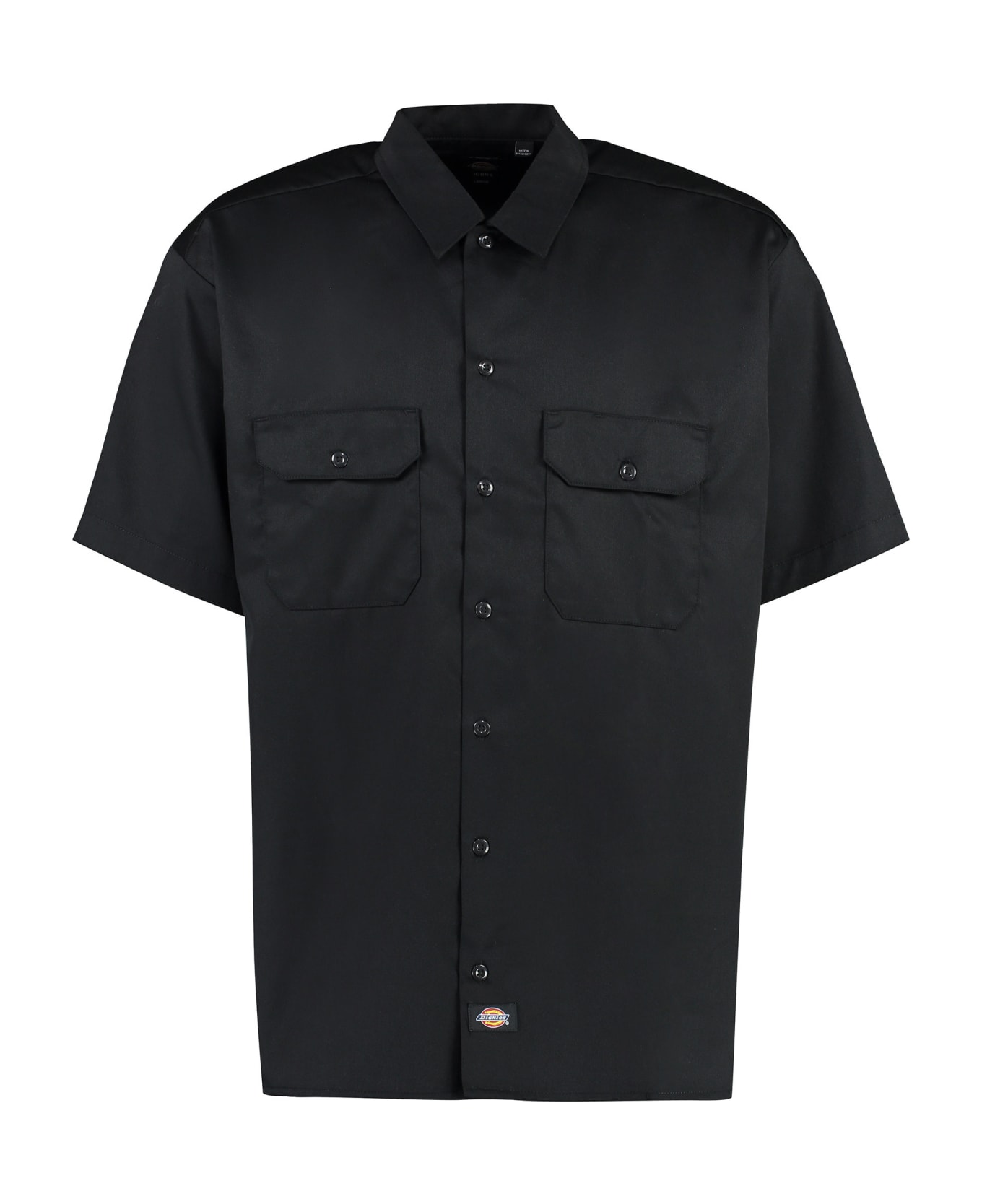 Dickies Short Sleeve Cotton Blend Shirt - black