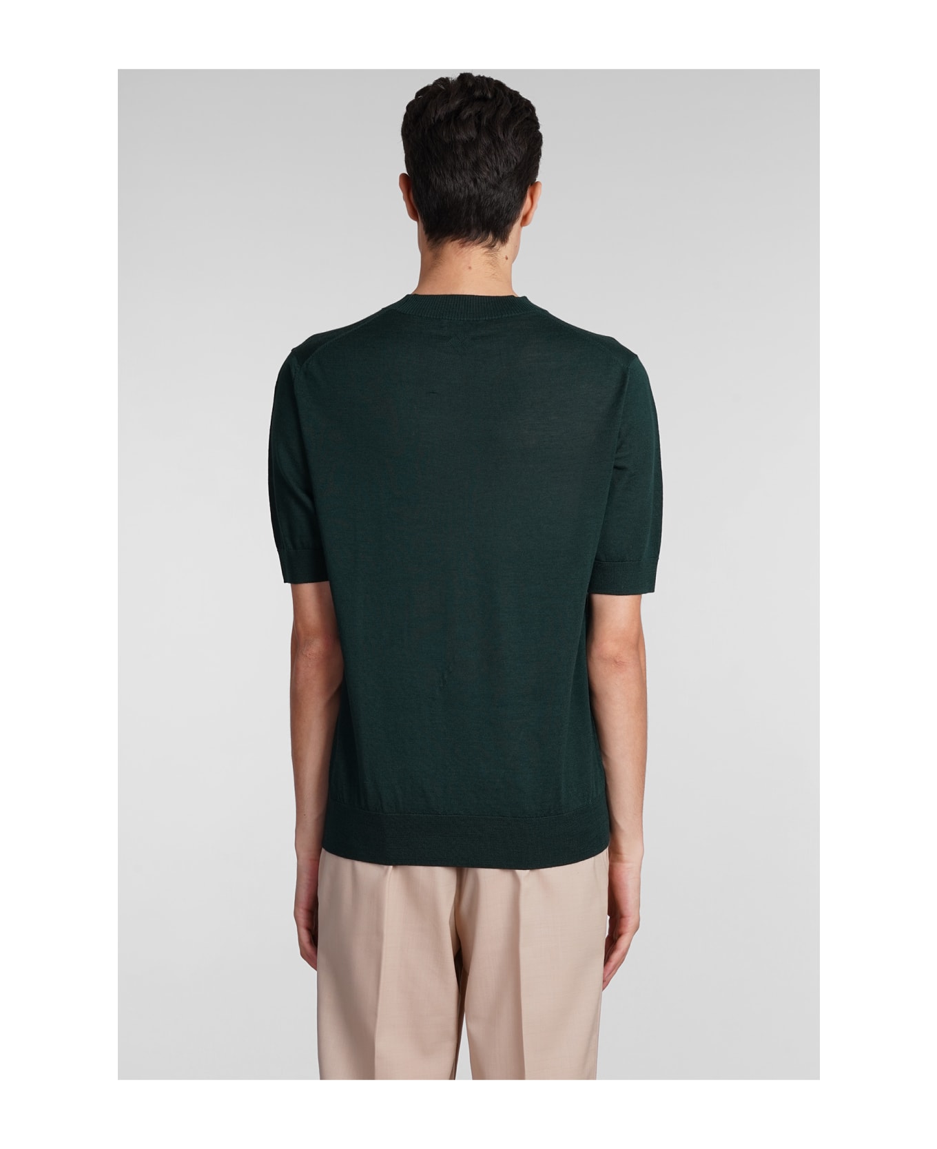 Ballantyne T-shirt In Green Wool - green