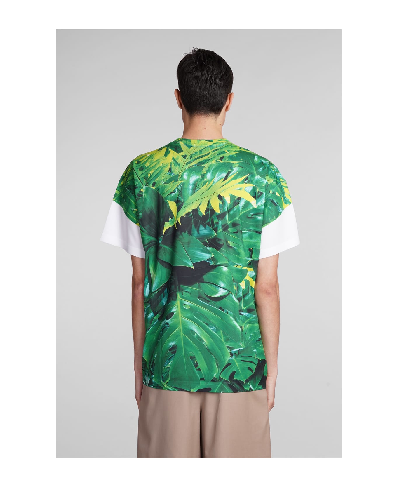 Comme Des Garçons Homme Plus T-shirt In Green Polyester - green シャツ