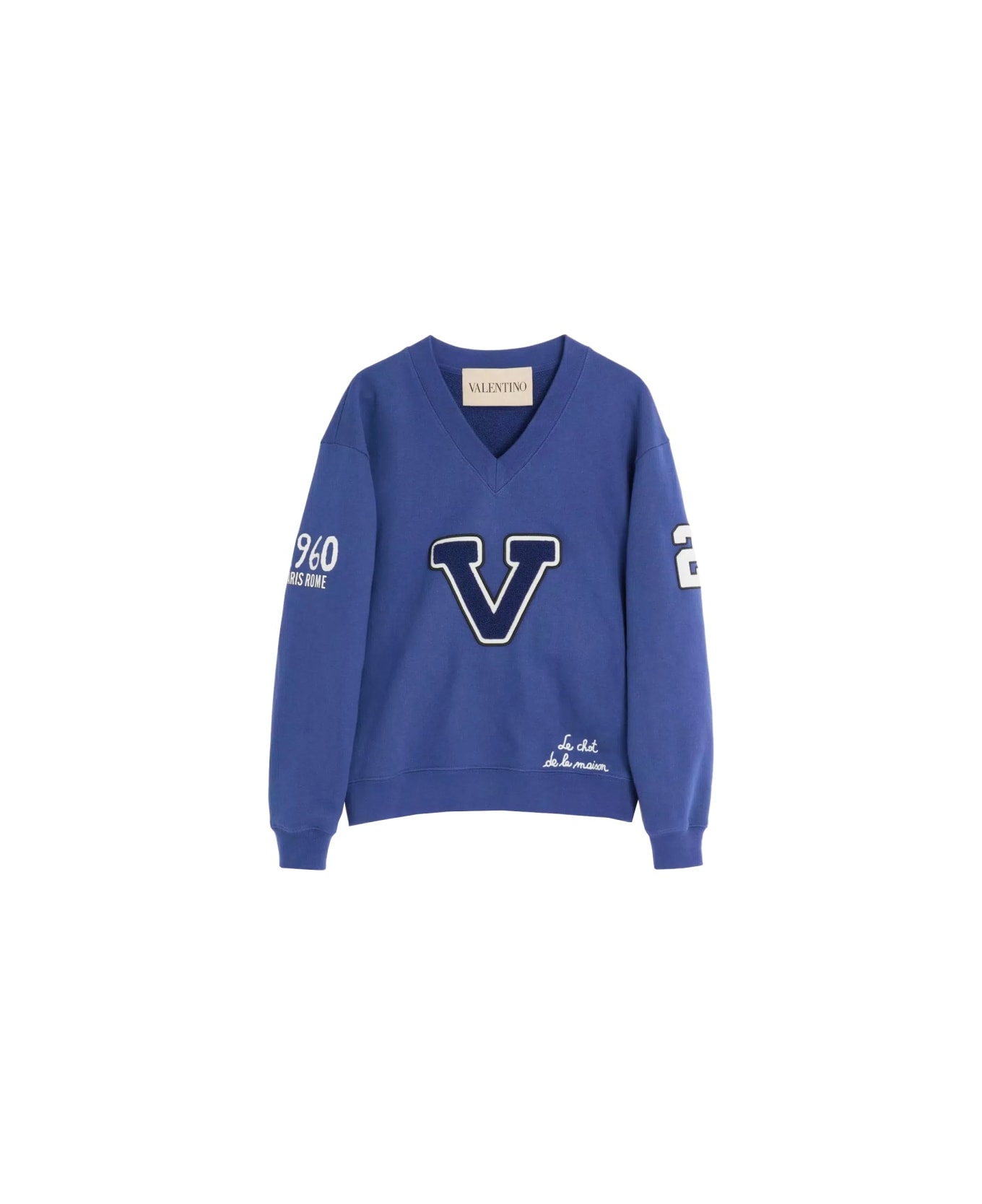 Valentino Embroidered Cotton Sweatshirt