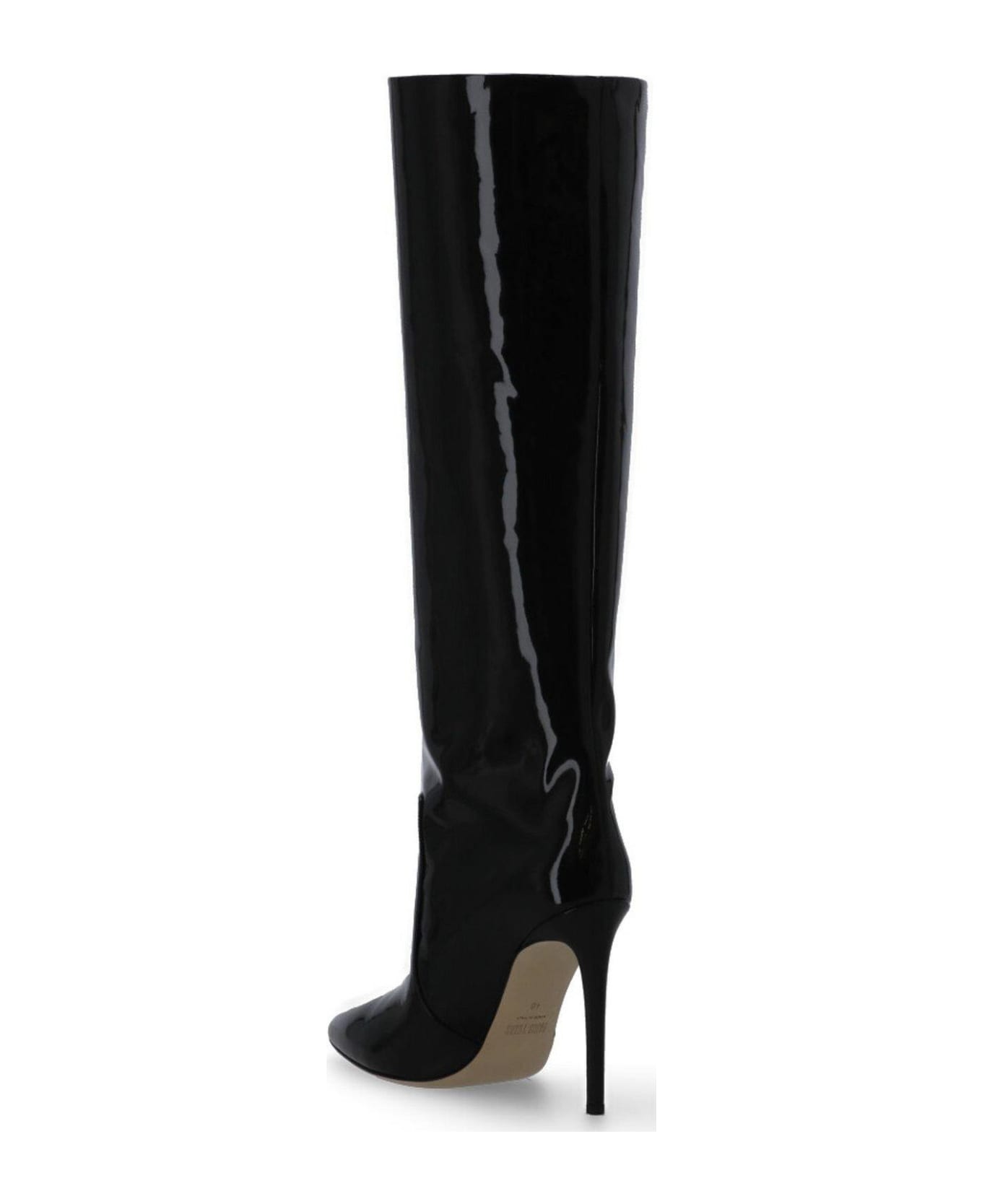 Paris Texas Stiletto Pointed Toe Boots - Nero