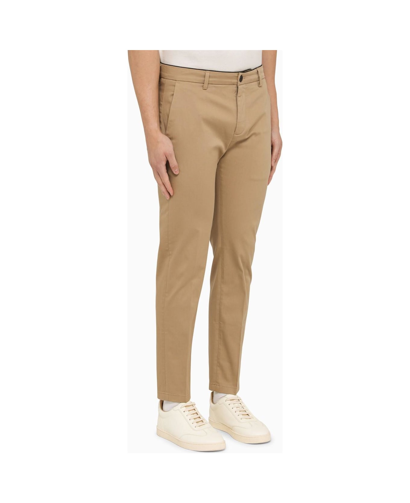 Department Five Regular Beige Cotton Trousers ボトムス