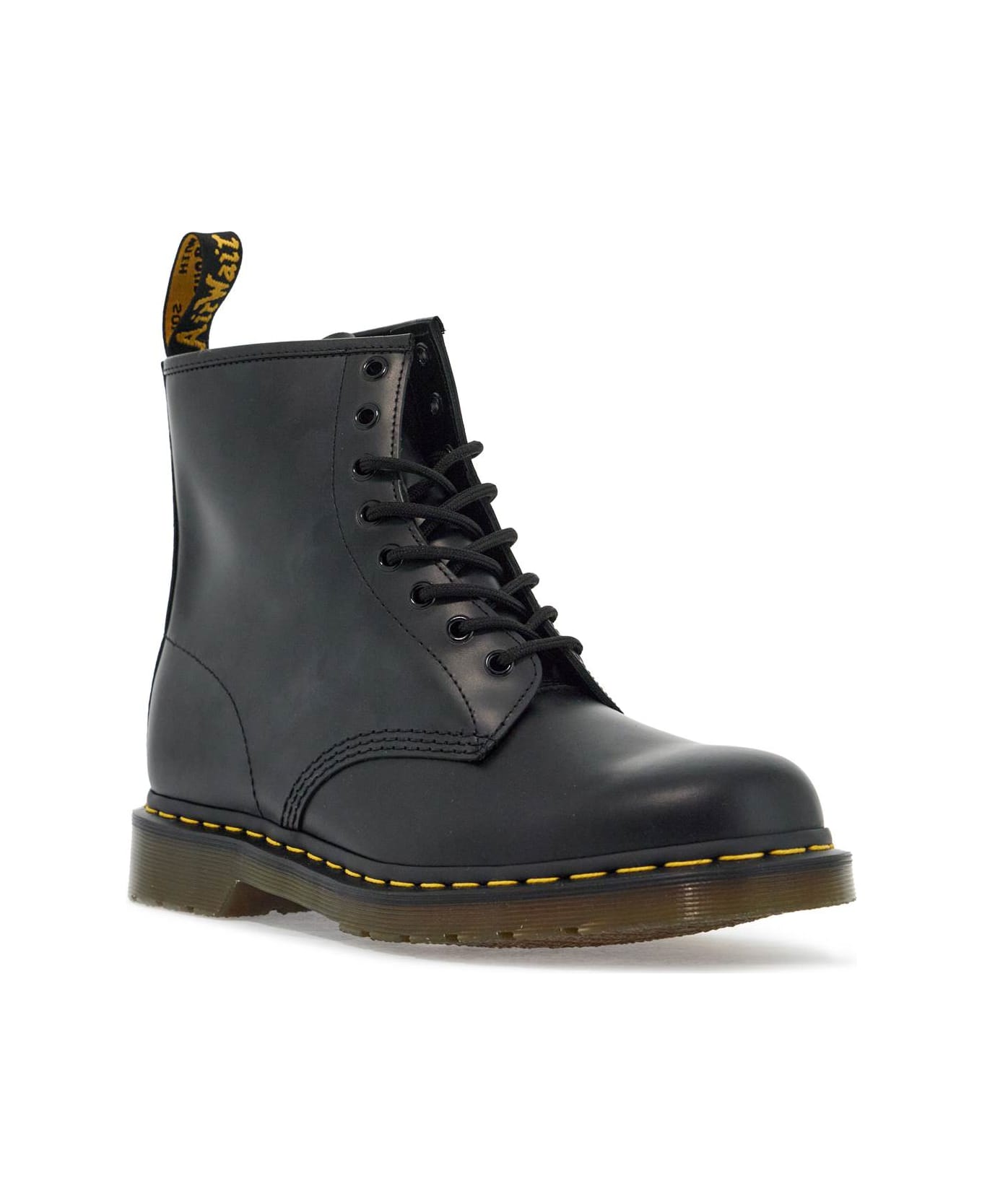 Dr. Martens 1460 Smooth Lace-up Combat Boots - BLACK (Black)