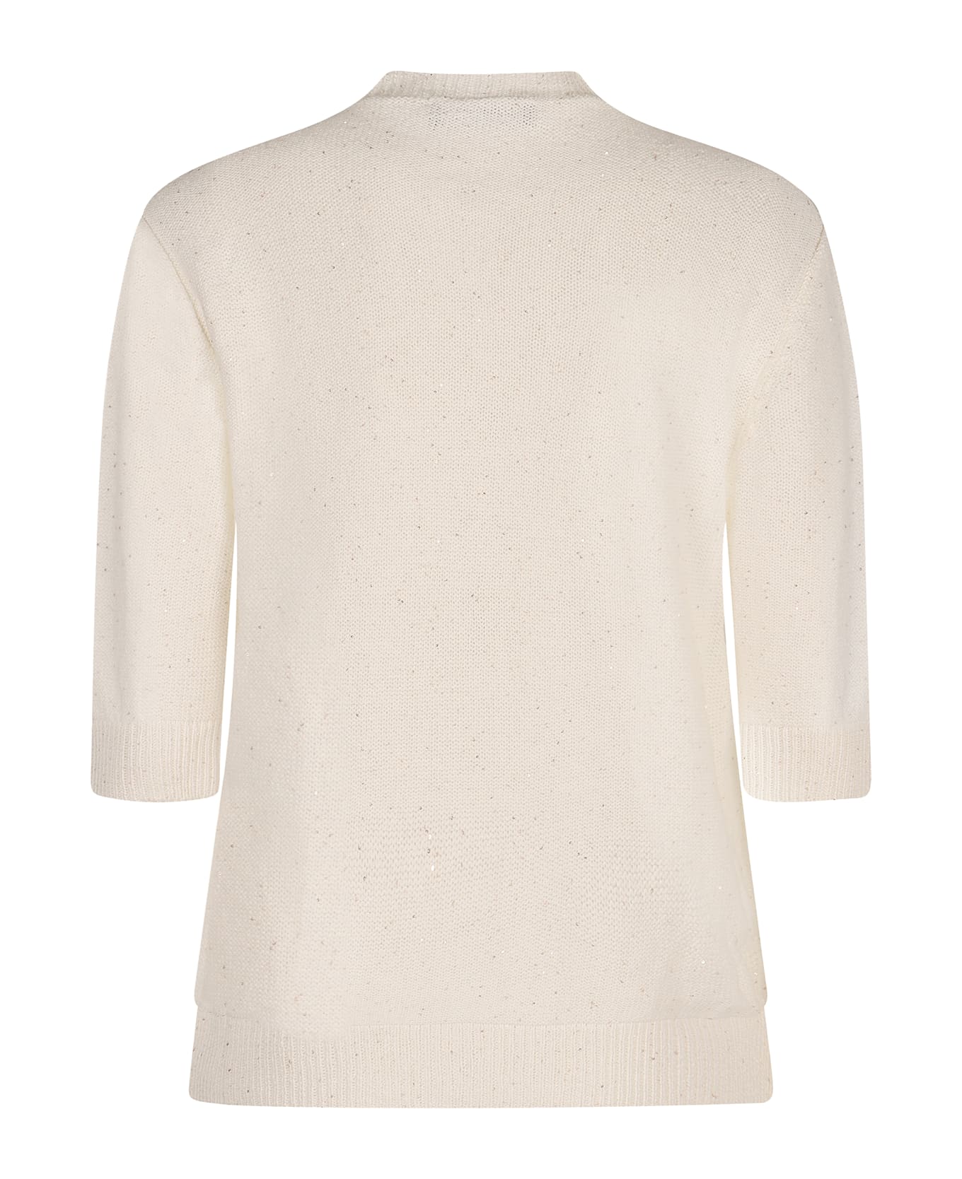 Fabiana Filippi Cotton And Linen Cardigan - White