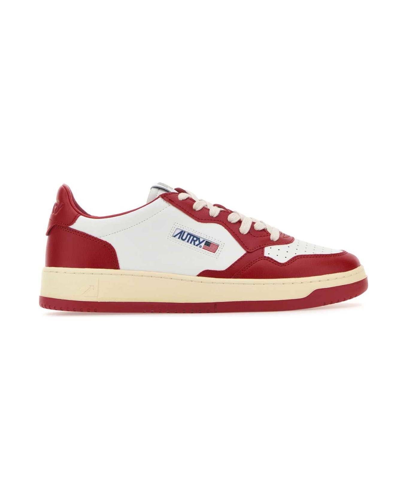 Autry Two-tone Leather Medalist Sneakers - WB02