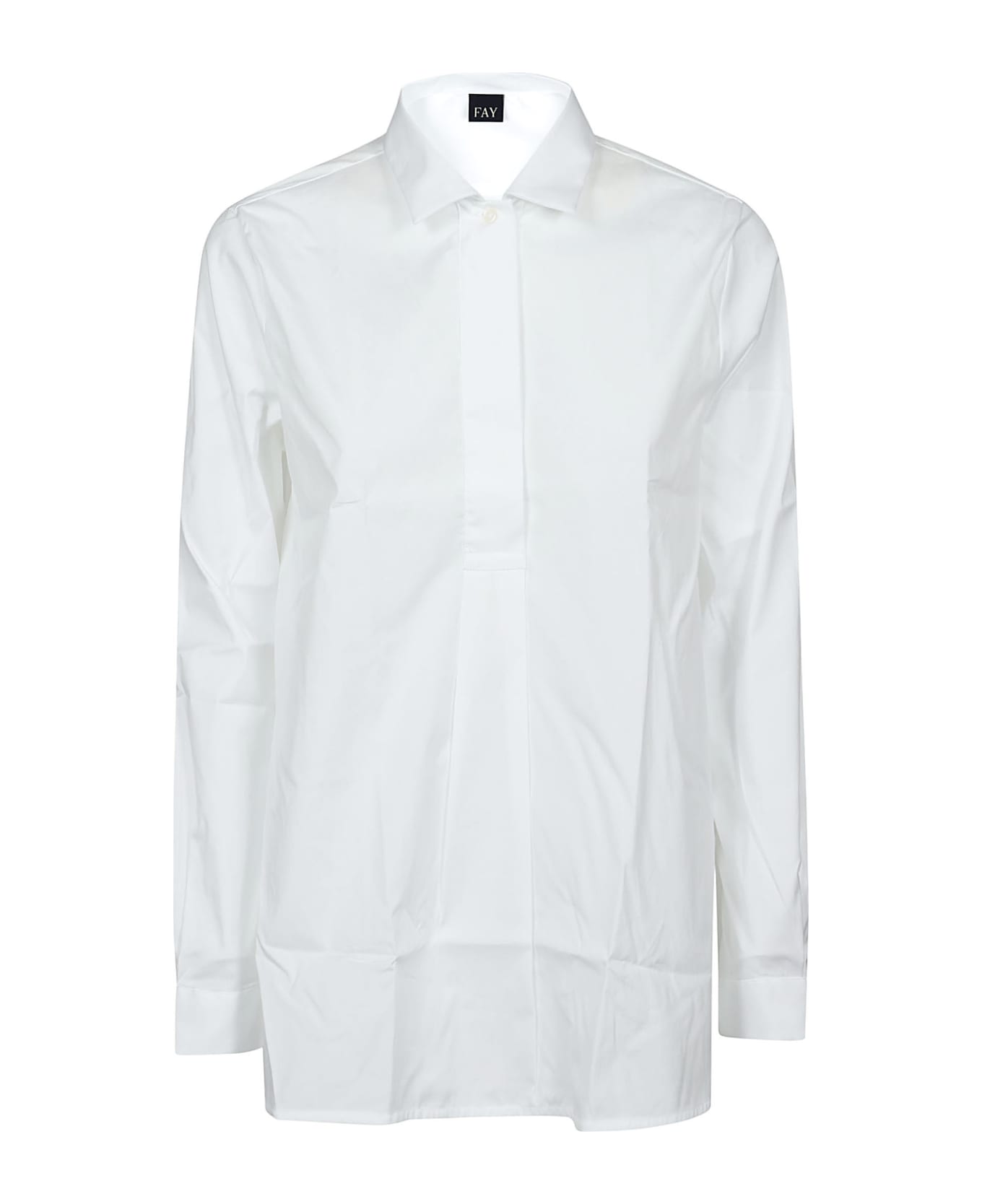 Fay Long Sleeve Shirt - White シャツ