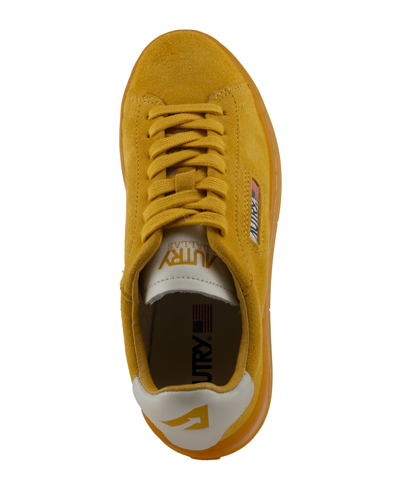 Autry Dallas Low Sneakers In Suede - Suede/leat bumb/marsh