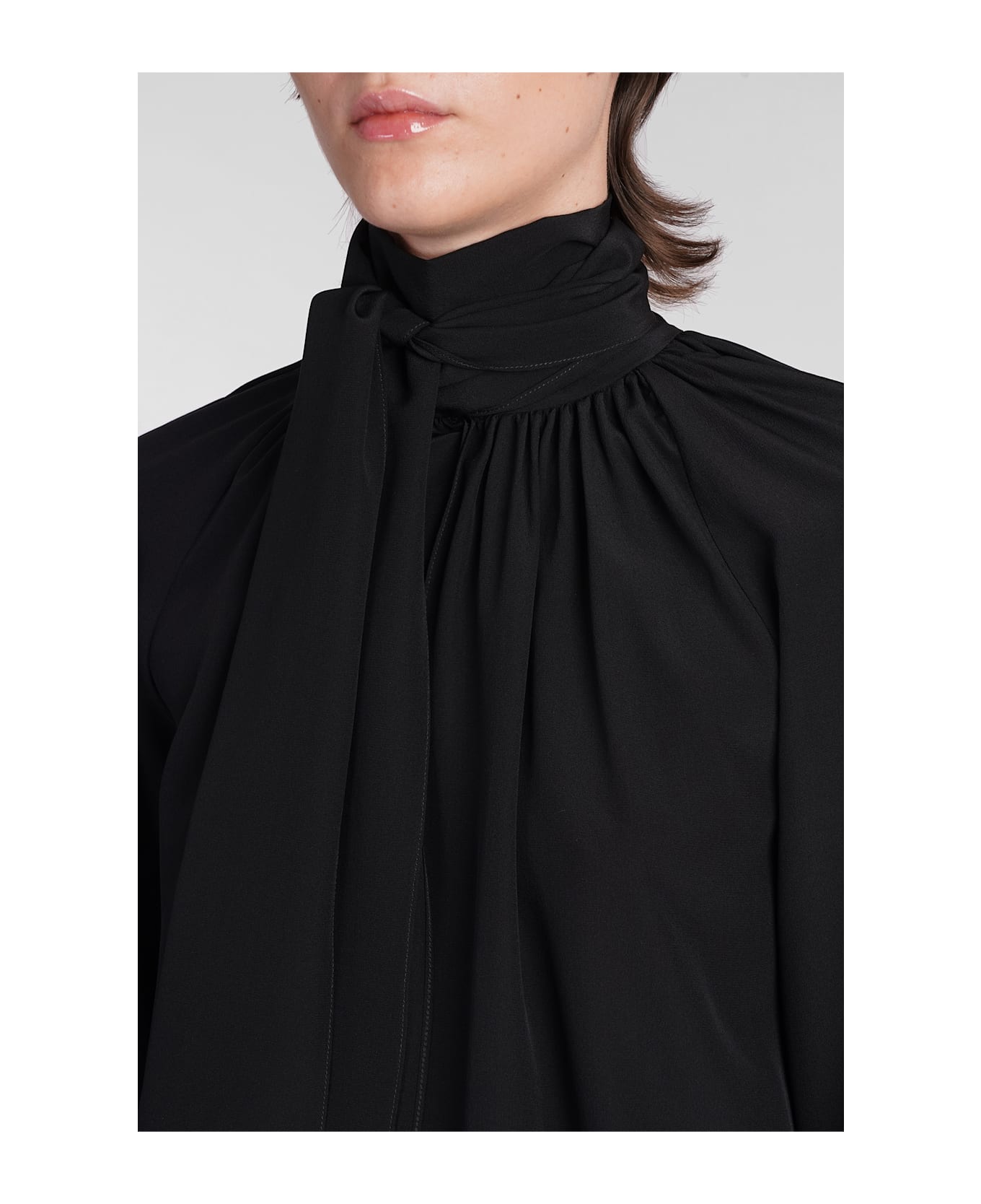 Givenchy Blouse In Black Silk - black