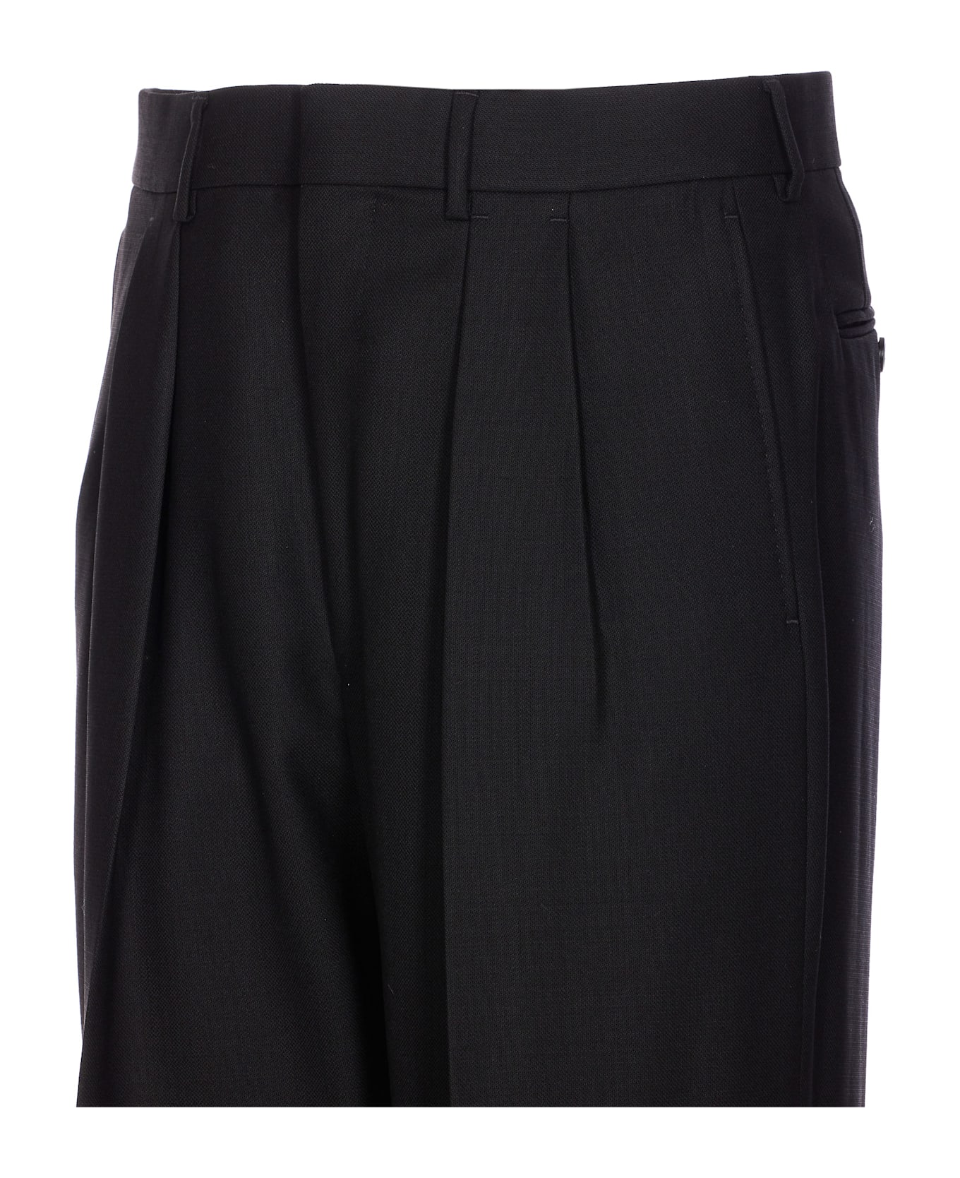 Tom Ford High Twist Pants - BLACK