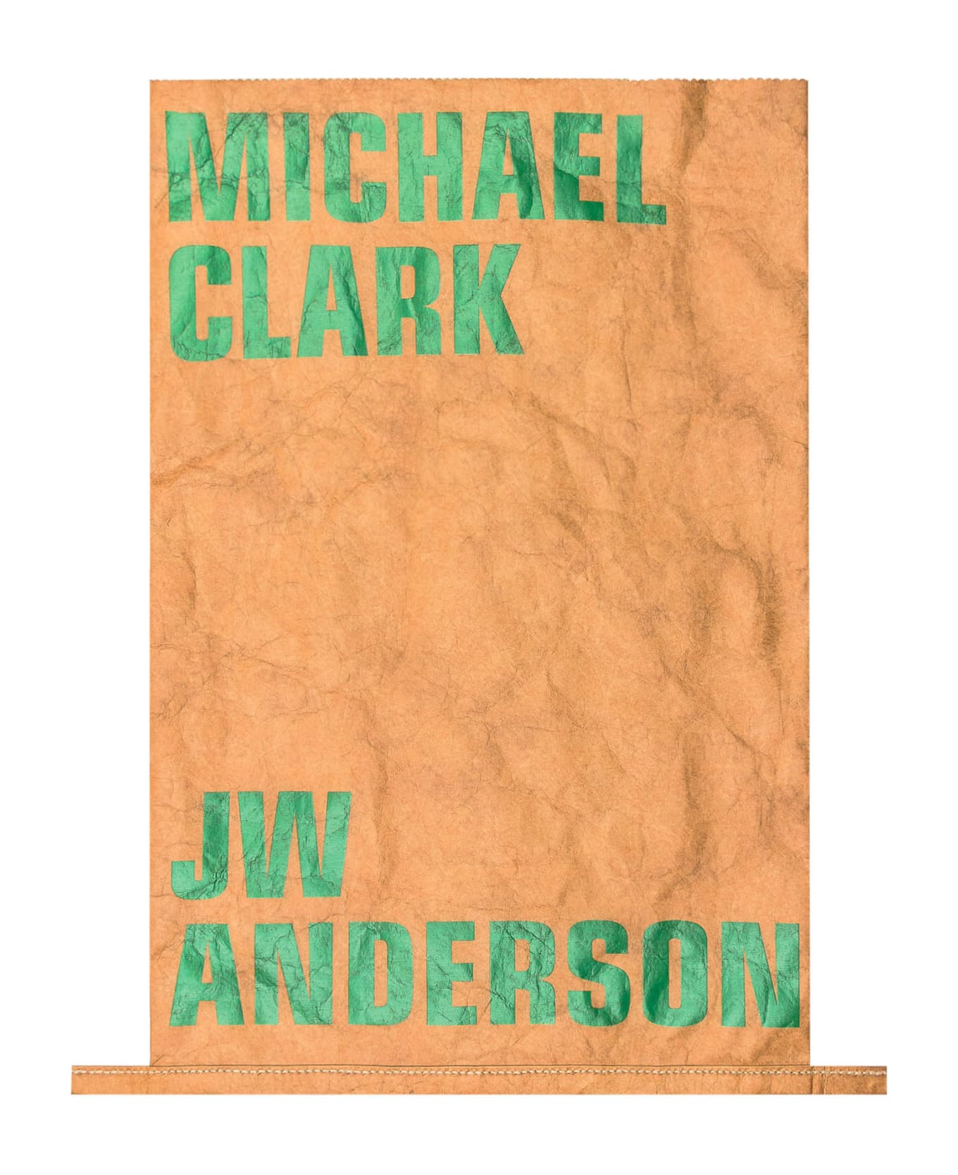 J.W. Anderson Oversized Clutch - GREEN/BLACK
