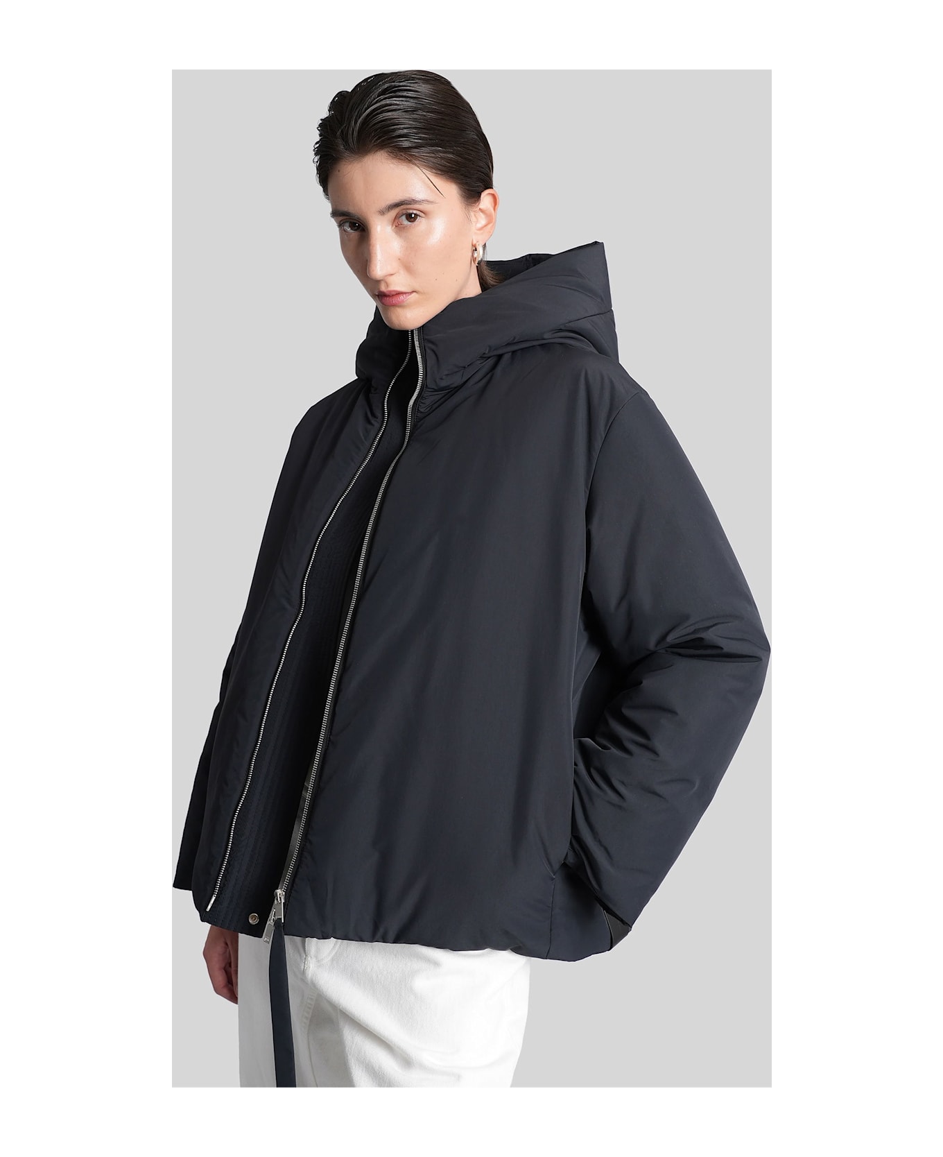 Jil Sander Puffer In Black Polyester - black