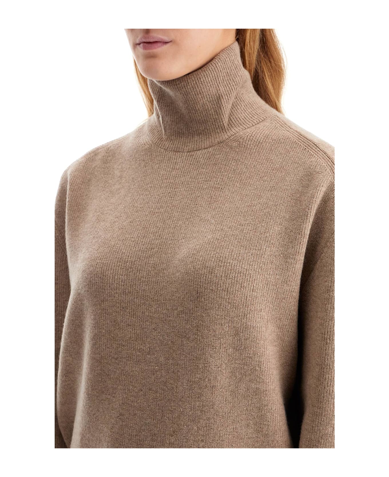 Lemaire Cappuccino Wool Sweater - LATTECOFFEE