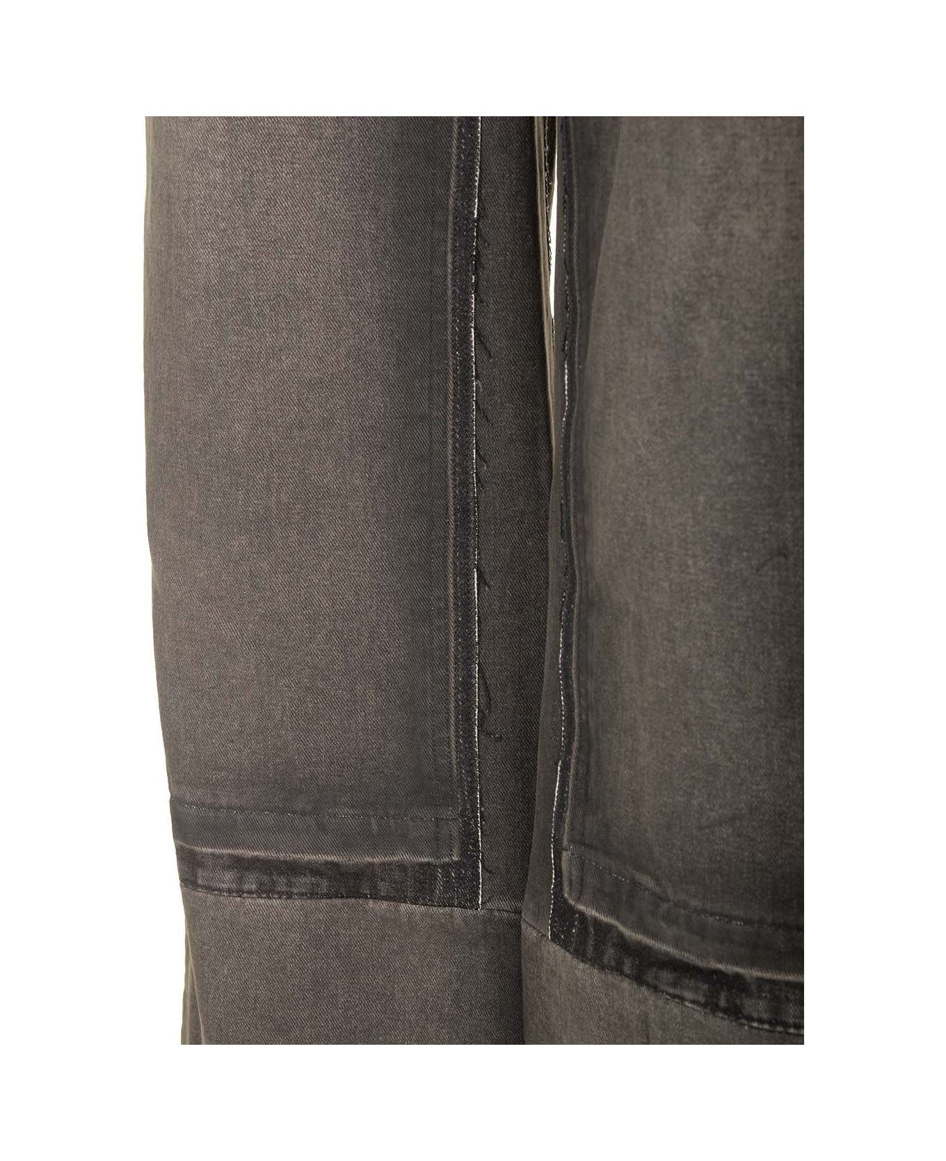 MM6 Maison Margiela 5-pocket, Wide-leg Grey Jeans - Grey