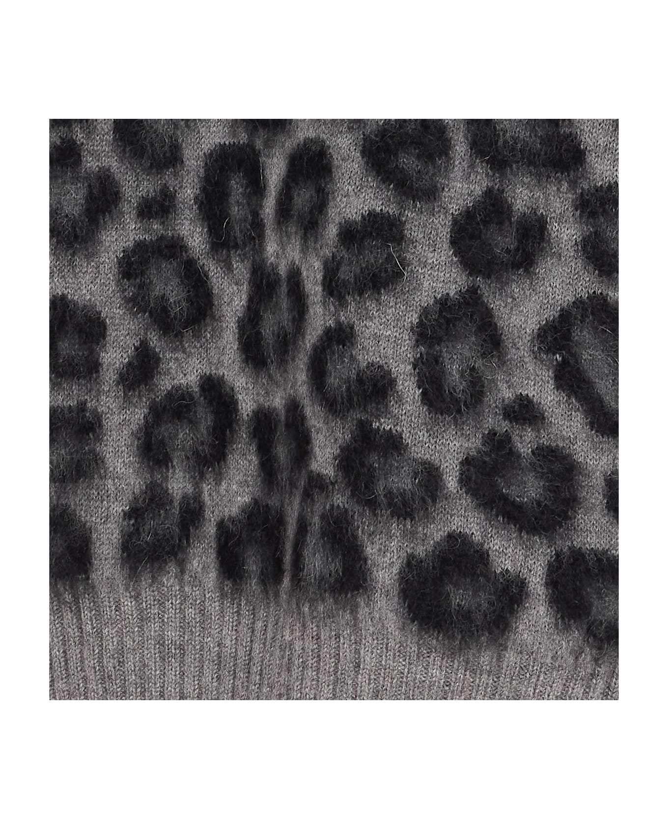 Bottega Veneta Animalier Sweater - Grey