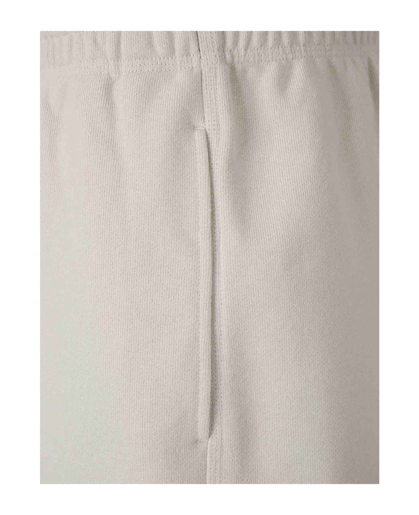 Burberry Logo Embroidered Bermuda Shorts - SAIL