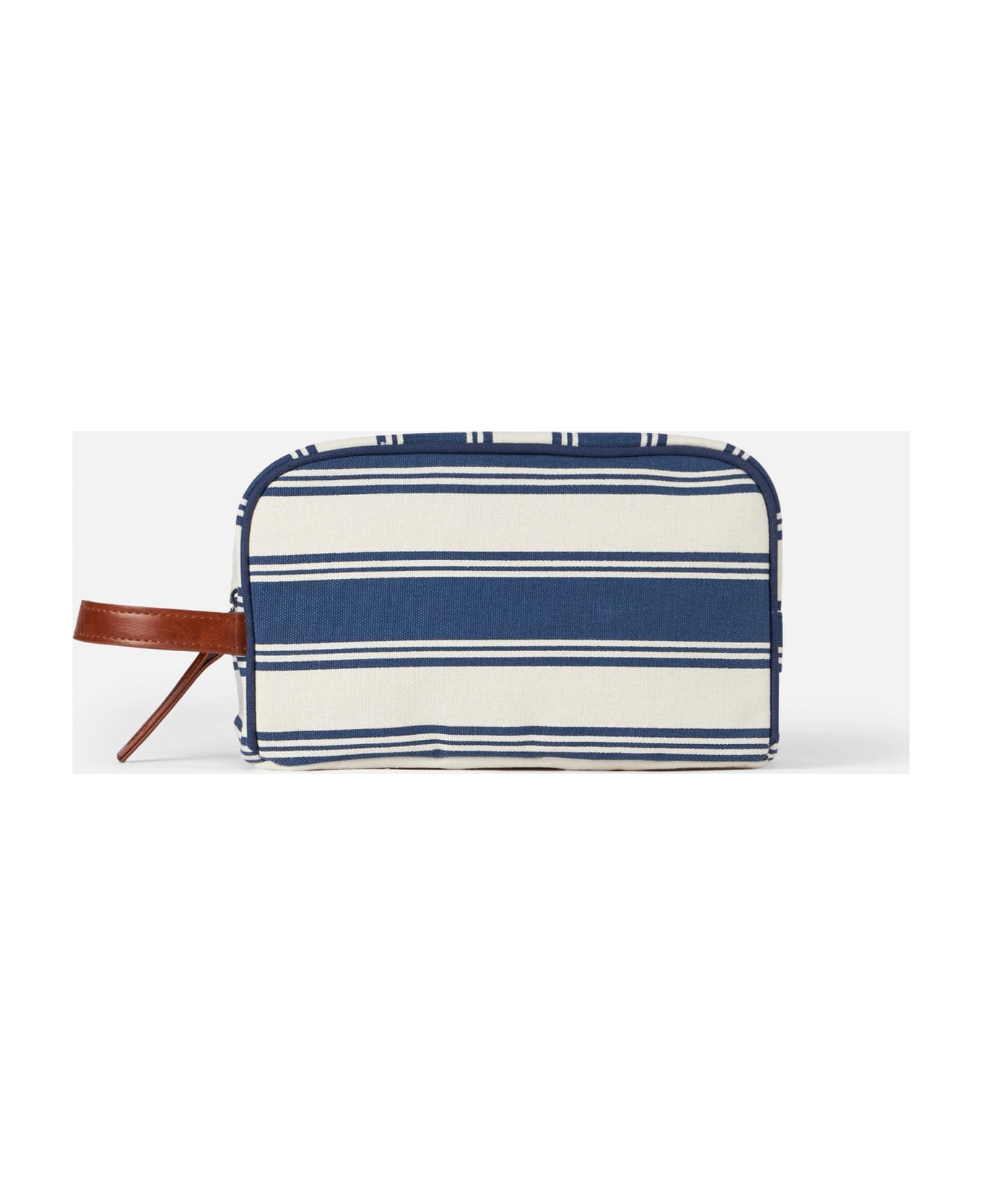 MC2 Saint Barth Striped Cotton Canvas Case - BLUE