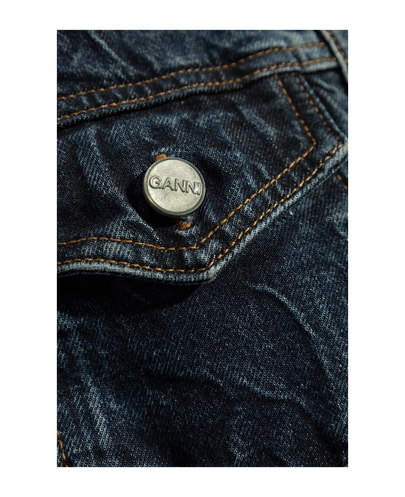 Ganni Denim Dress - blu