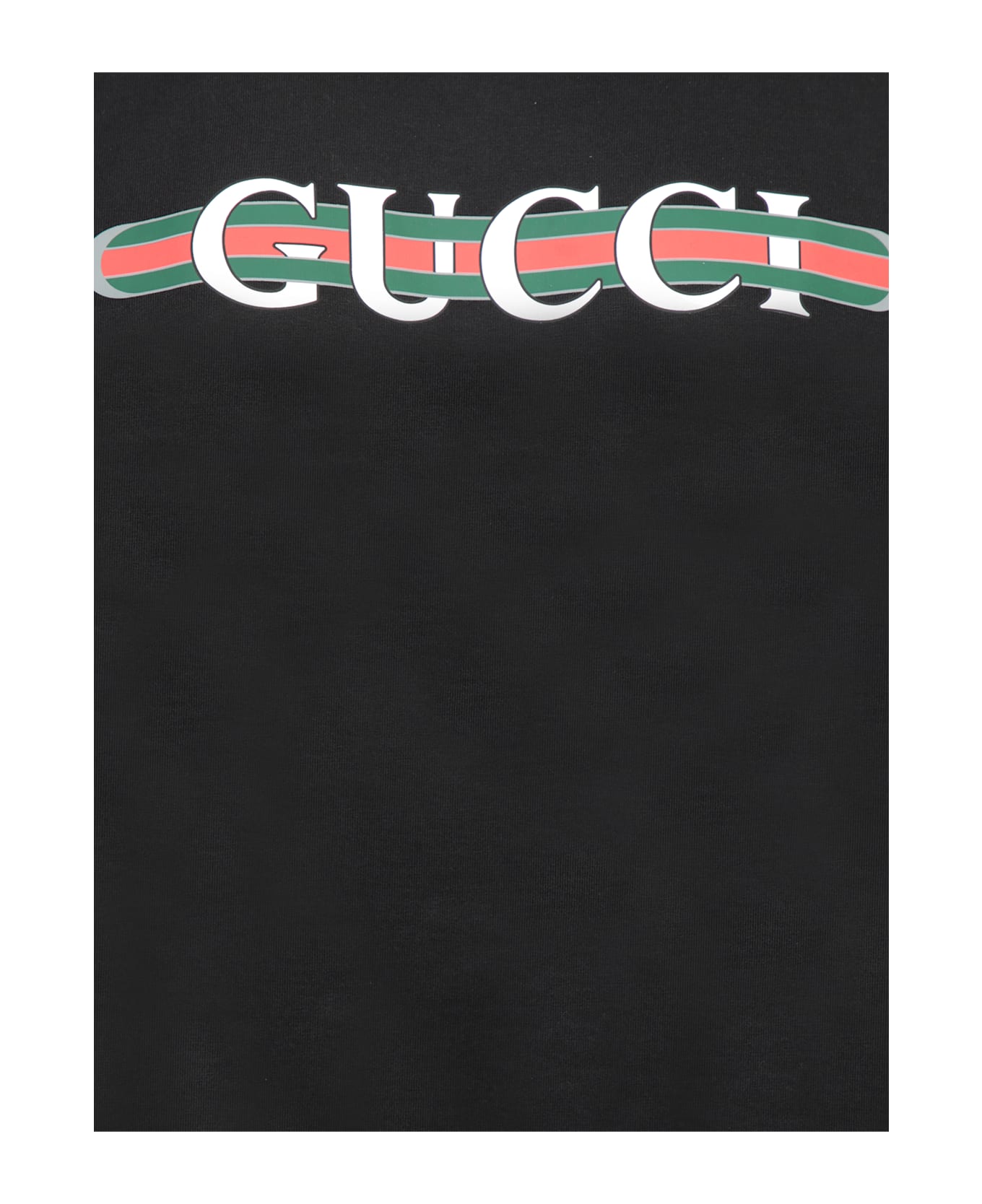 Gucci Logo Black T-shirt - Black