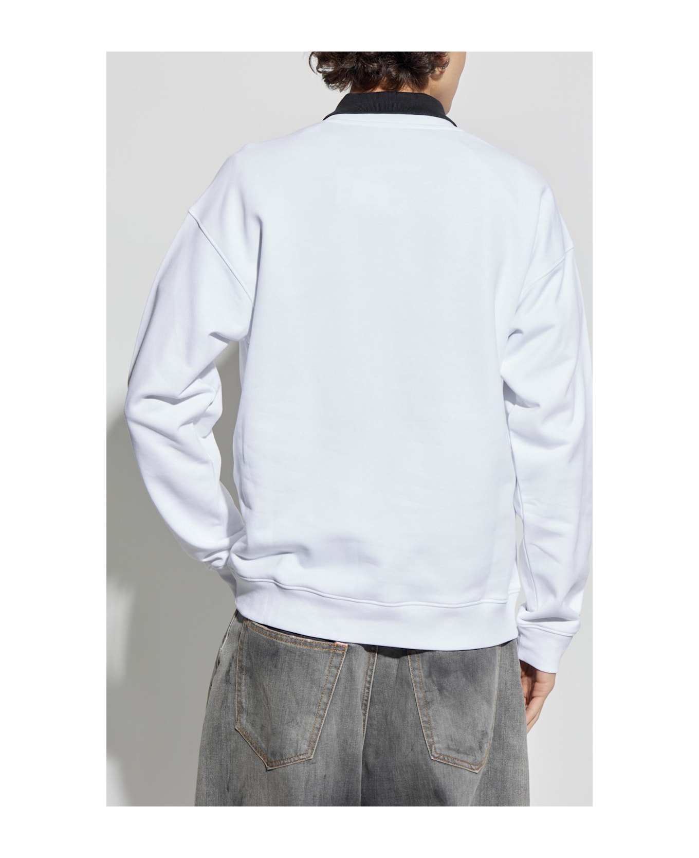 Moschino Printed Sweatshirt - WHITE
