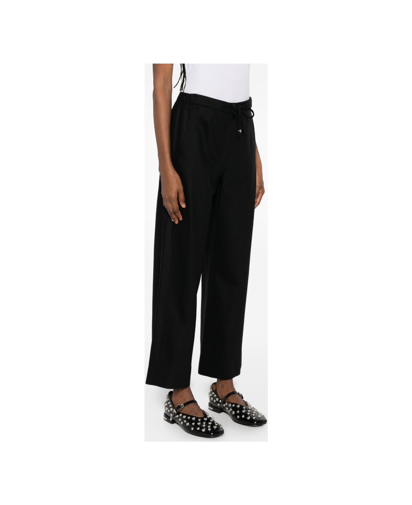 
S Max Mara Black Trousers - Black