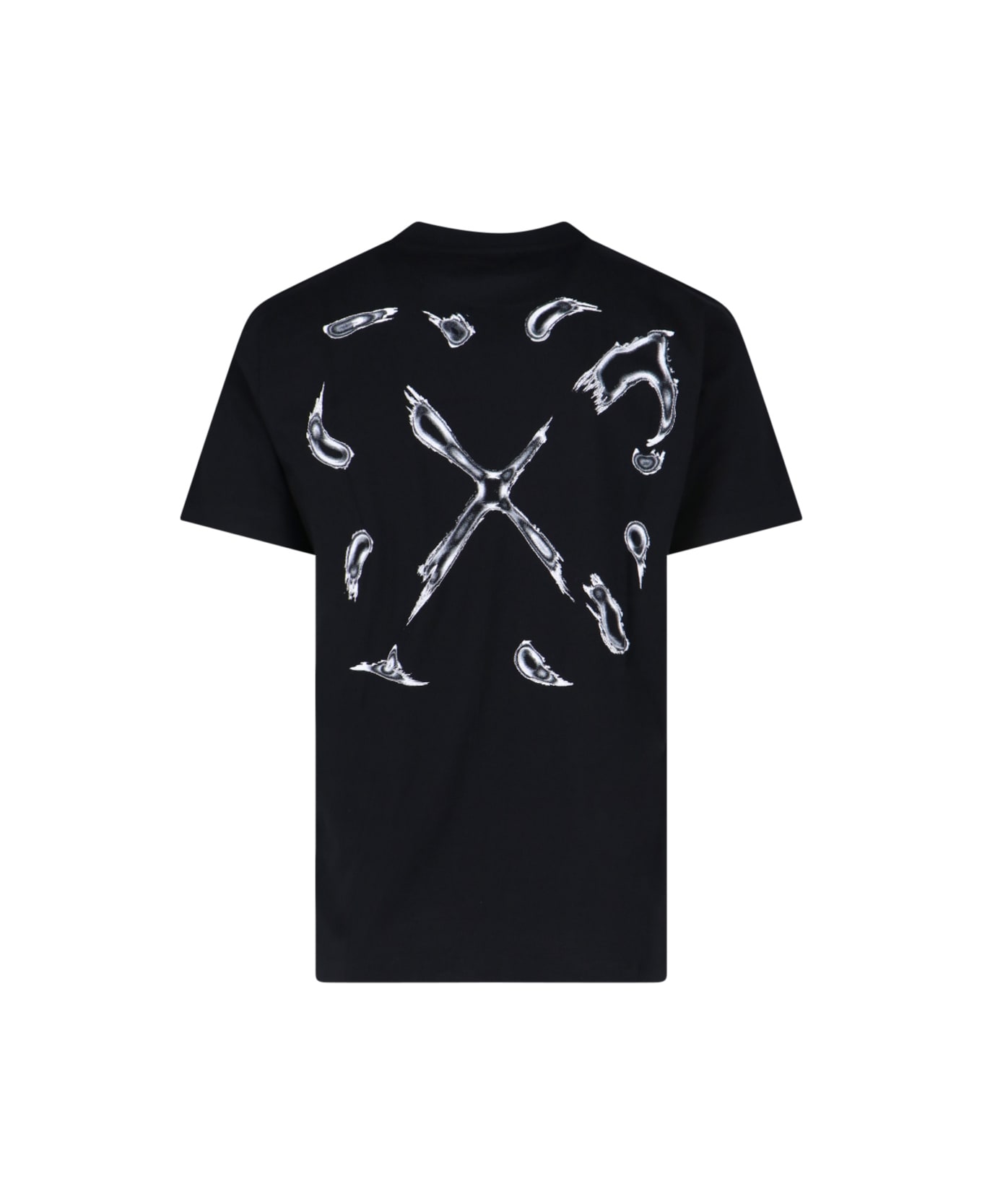 Off-White 'noise Arrow' T-shirt - Black white