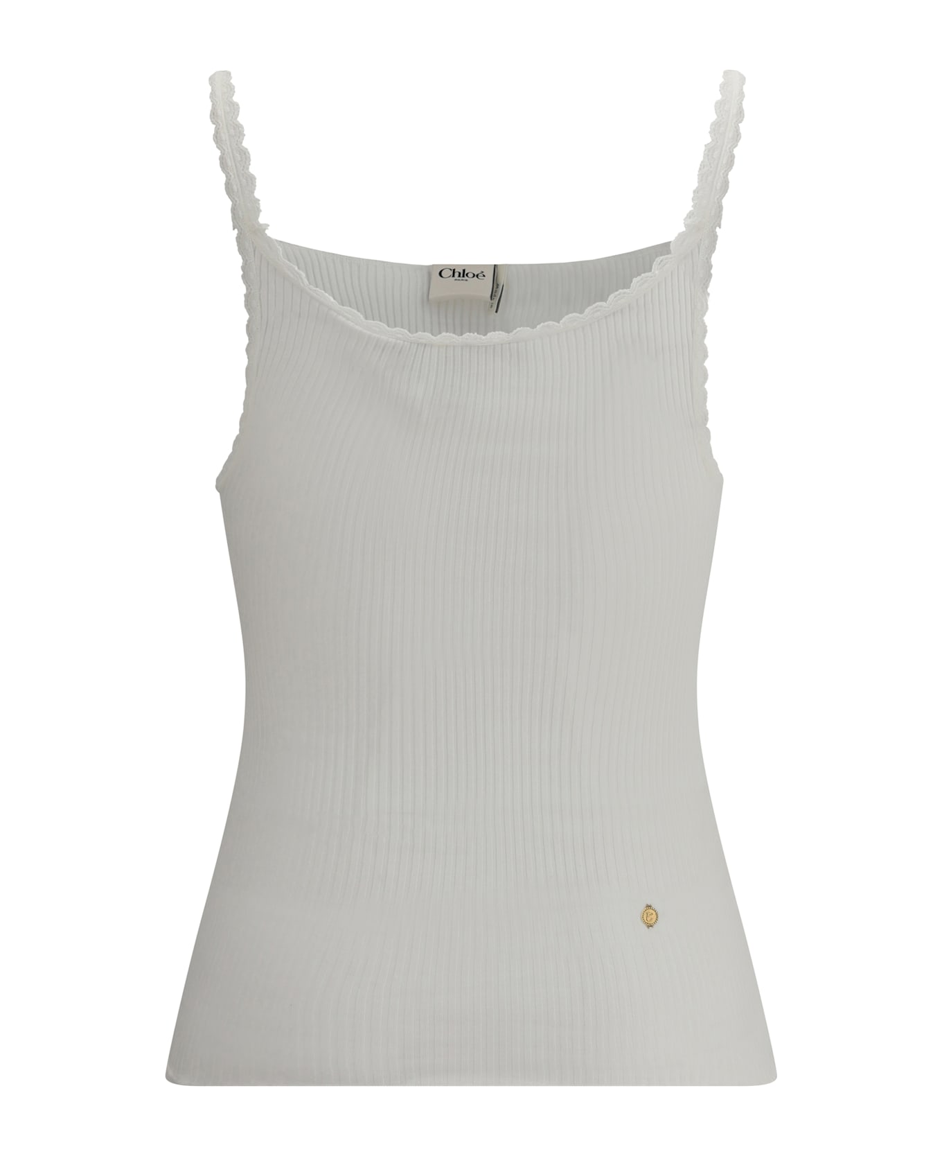 Chloé Cotton Tank Top
