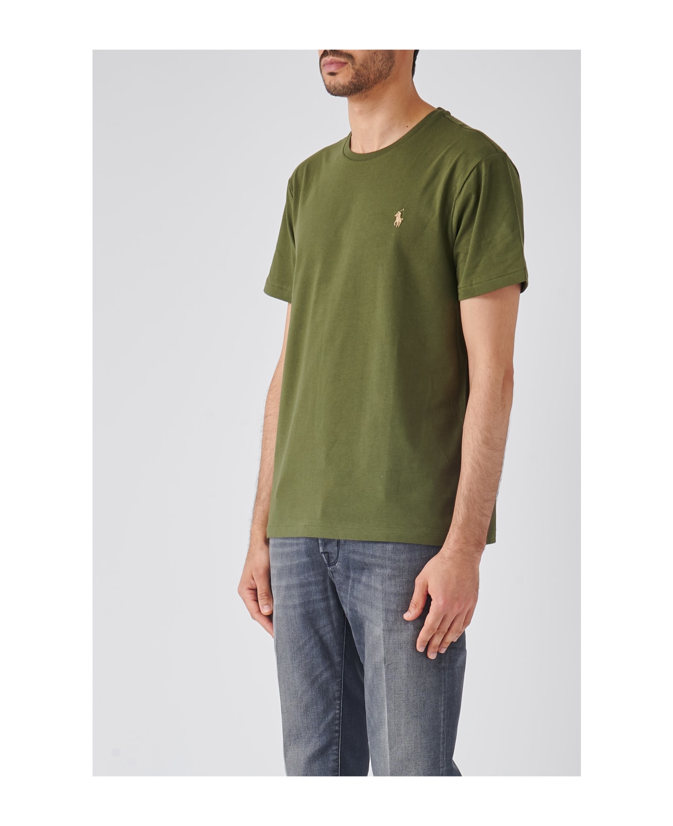 Polo Ralph Lauren Short Sleeve T-shirt T-shirt - MILITARE